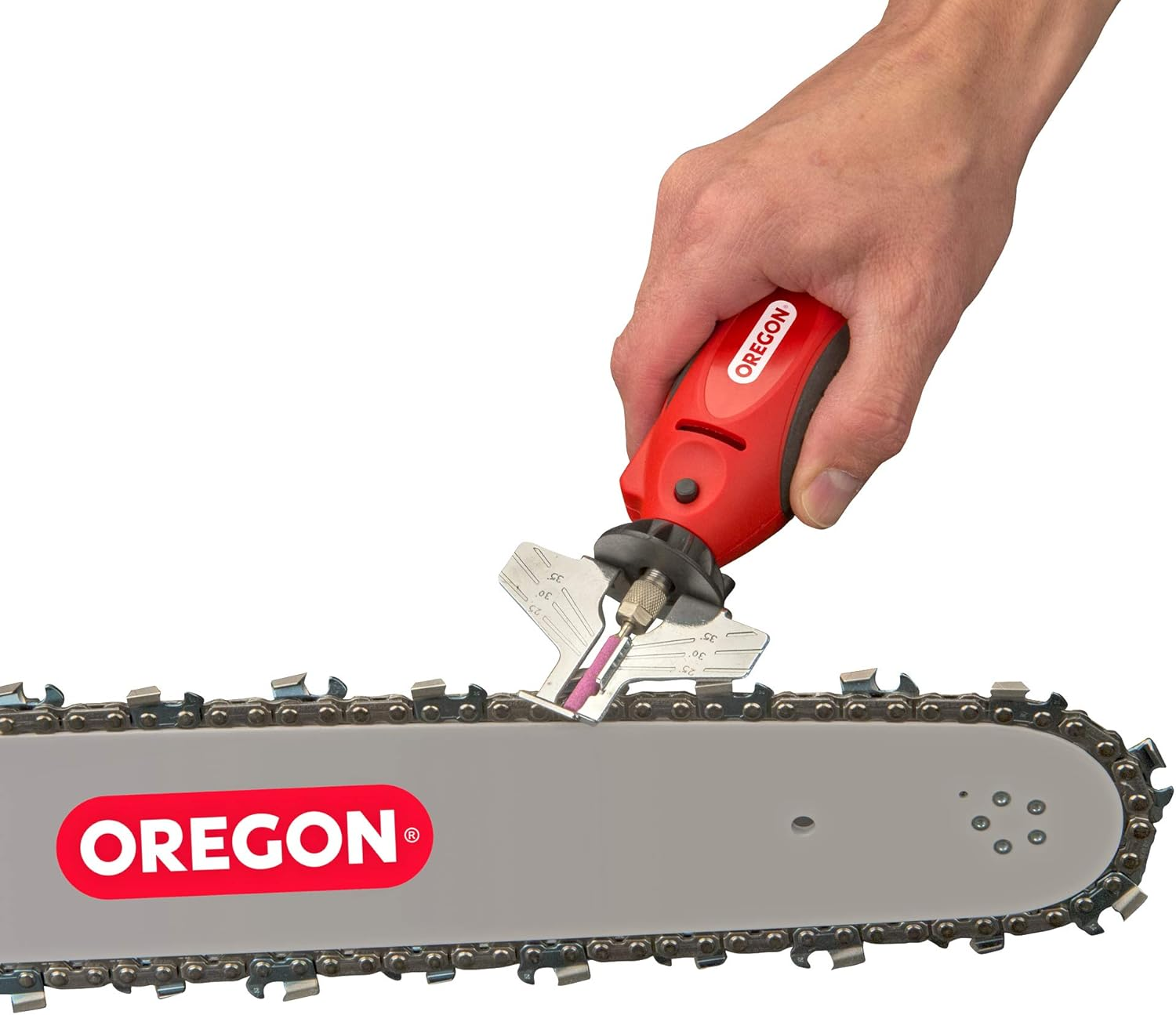 Oregon 12V Sure Sharp Electric Chainsaw Chain Sharpener & Chain Grinder, Universal Chain Saw Sharpening Device & Maintenance Sharpening Tool (585015) image number 5