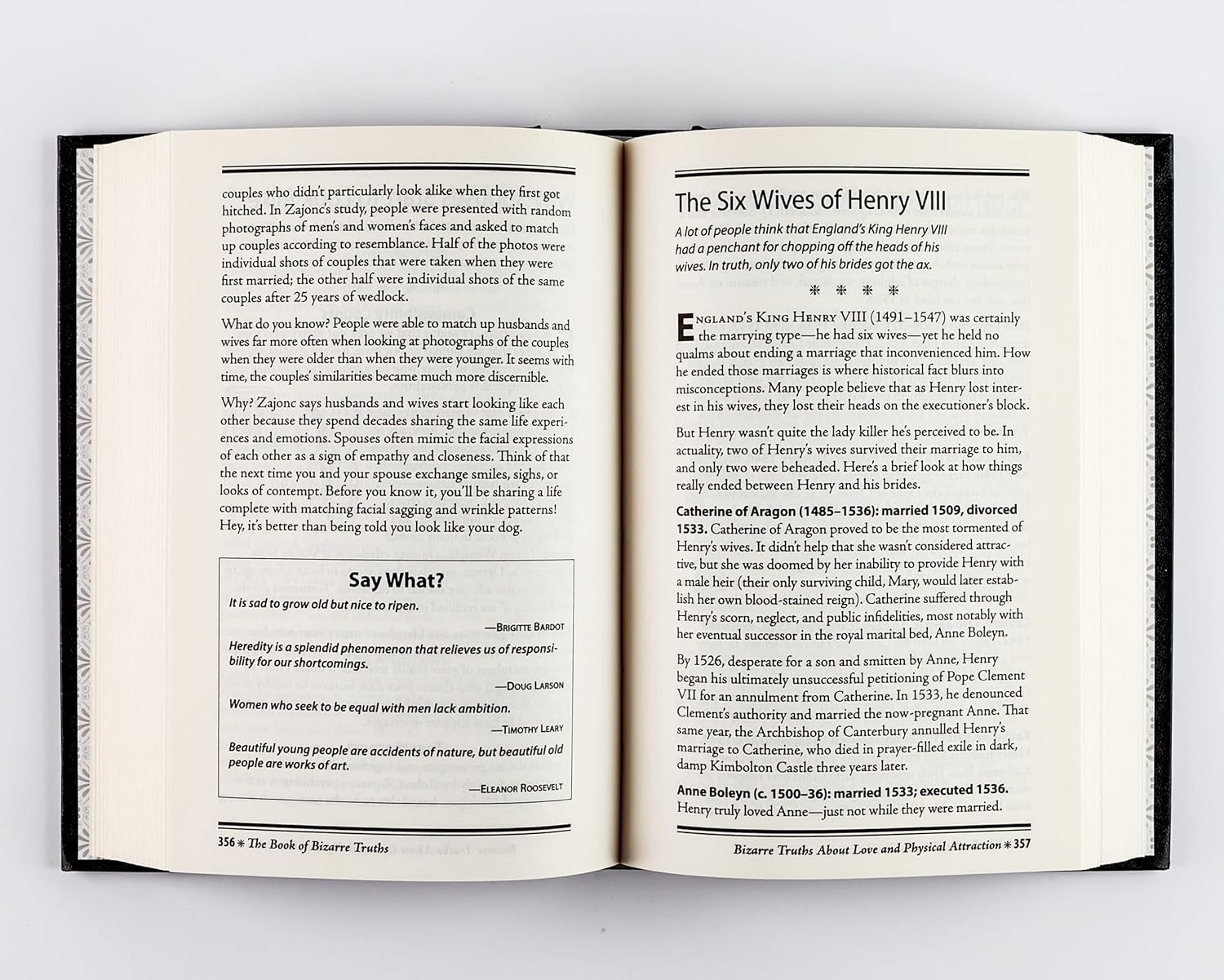 The Book of Bizarre Truths: Big Book of Provocative Questions & Myth-Busting Answers Hardcover Gift for Trivia Buffs, Curious Minds, Skeptics & Knowledge Seekers image number 5
