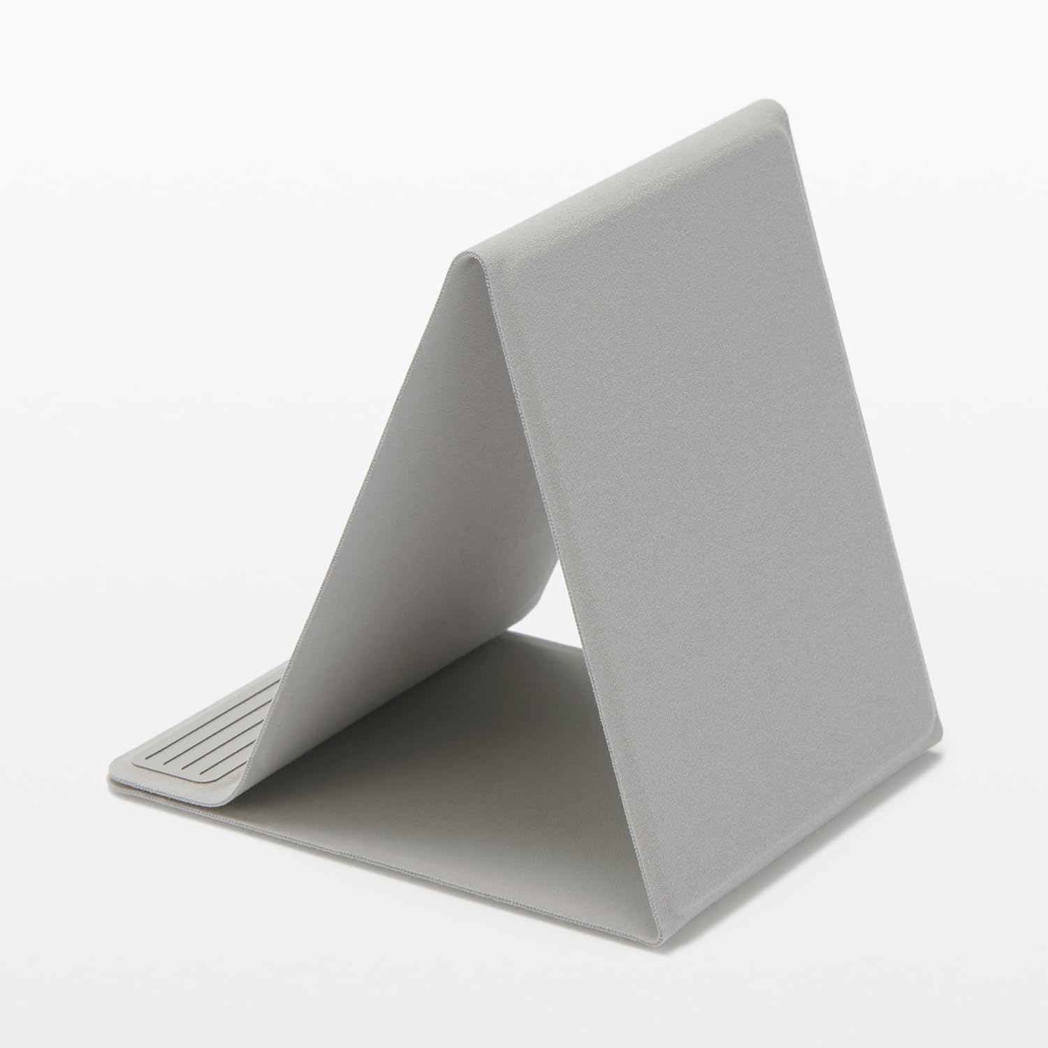 MUJI 83483043 Foldable Smartphone Stand, Approx. Width 2.8 X Depth 3.7 X Height 0.3 Inches (72 X 93 X 8 Mm), Light Gray image number 1