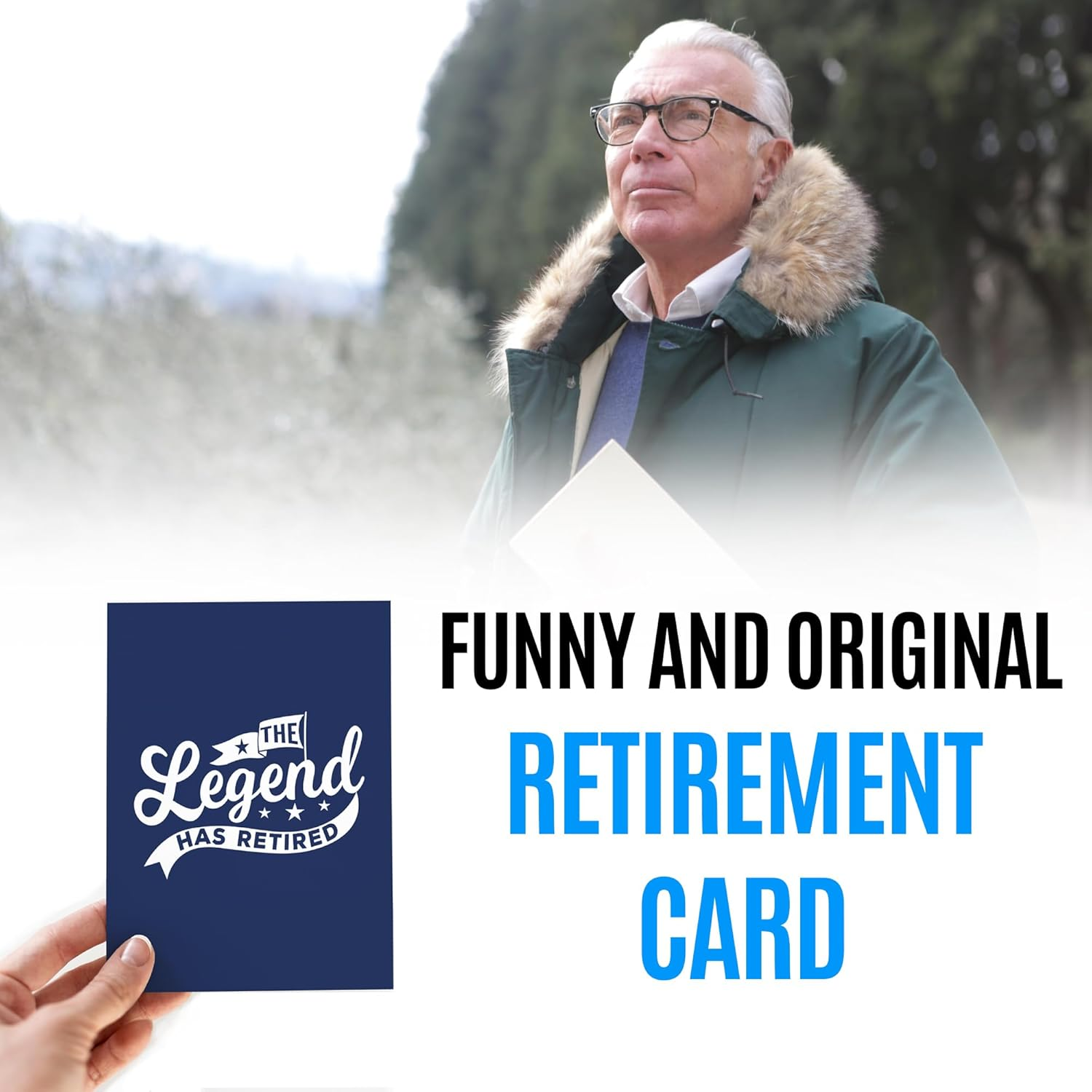 Retirement Card - Retirement Cards for Men, Women - Farewell Cards for Coworkers - Goodbye Card - Funny Coworker Leaving Card - Good Luck Card - Happy Retirement Card for Work Colleague - Legend image number 3