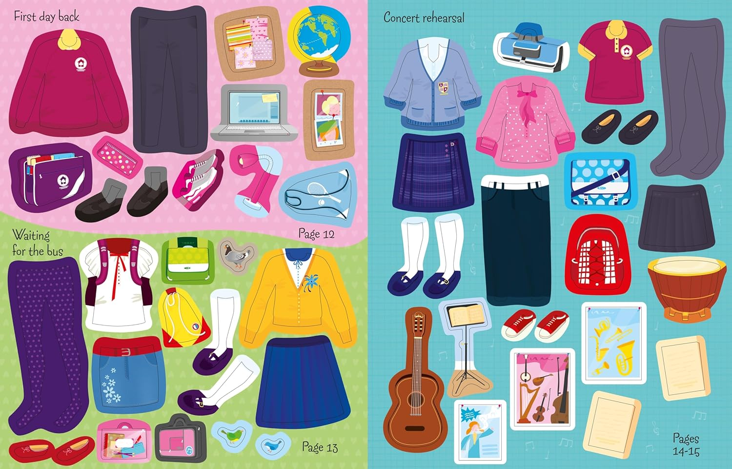 Sticker Dolly Dressing Back to School: a Back to School Book for Children image number 2