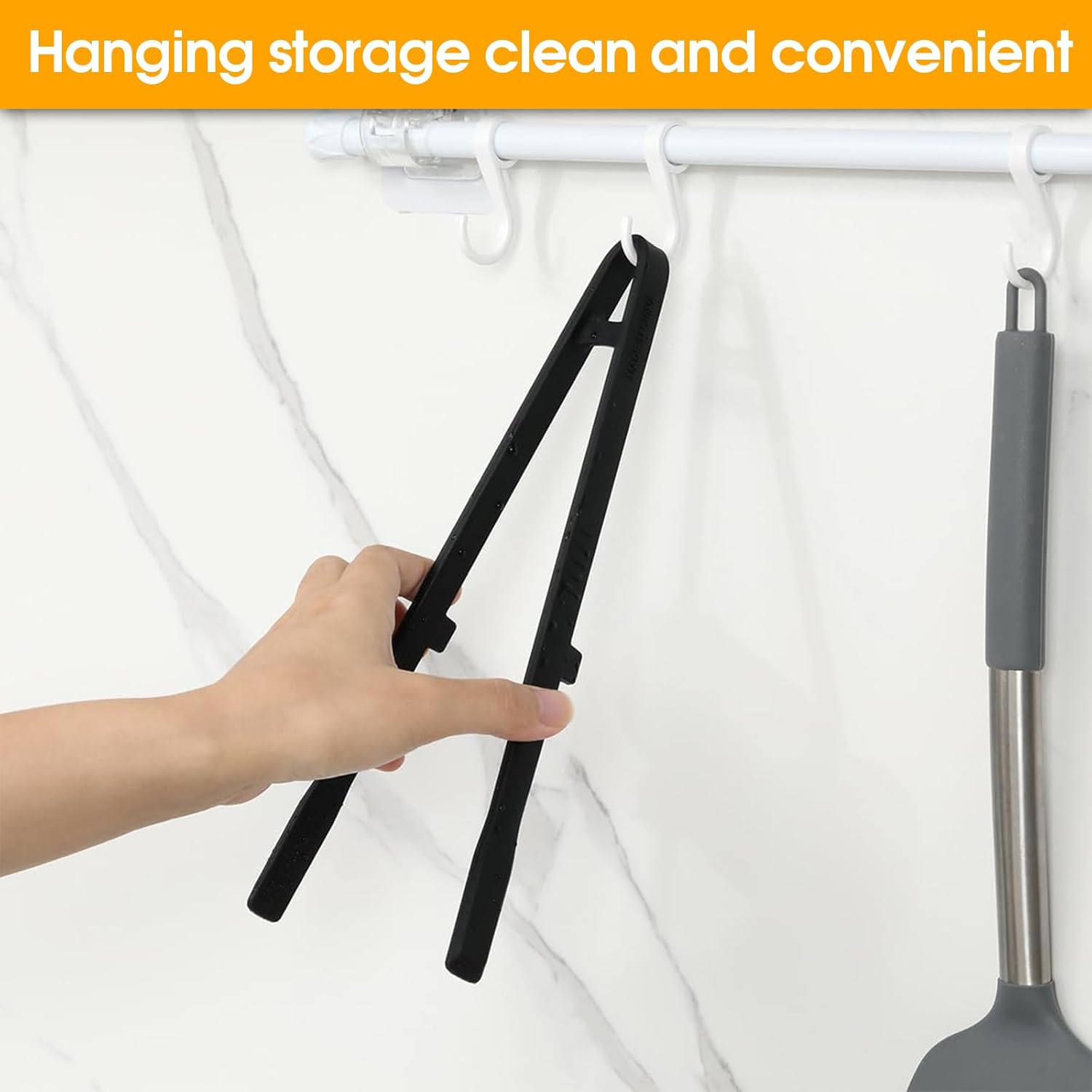 Ziyue 3 Pack Silicone Kitchen Tongs, 27Cm Japanese BBQ Grill Tongs for Cooking Salad Making Dessert Serving Camping image number 4