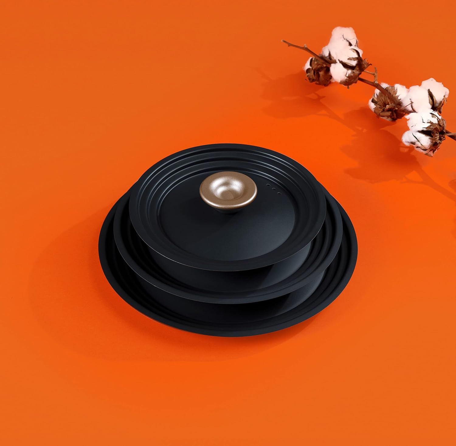 Meyer Accent Universal Stainless Steel Lid, 20/22/24 Cm image number 4