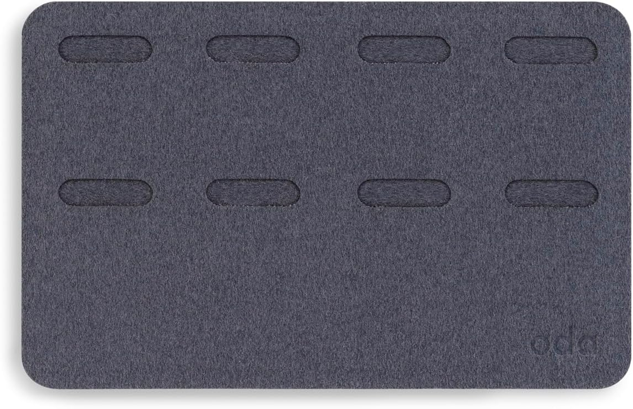 ODA - Super Slim SD & Microsd Card Holder - Fits in a Wallet - Microfiber - 1Mm Thin (Orange, 8 Microsd) image number 2