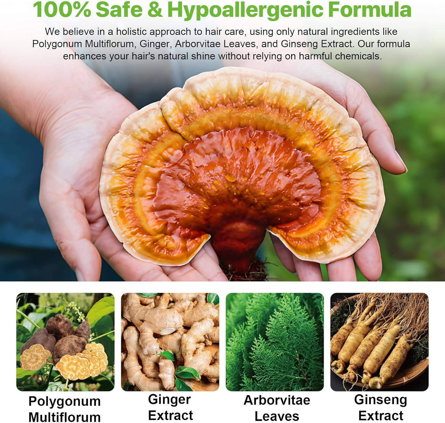 Black Hair Dye Shampoo 3 in 1, Natural Black Shampoo Hair Dye for Men and Women, Grey Hair, Easy to Use, 500Ml