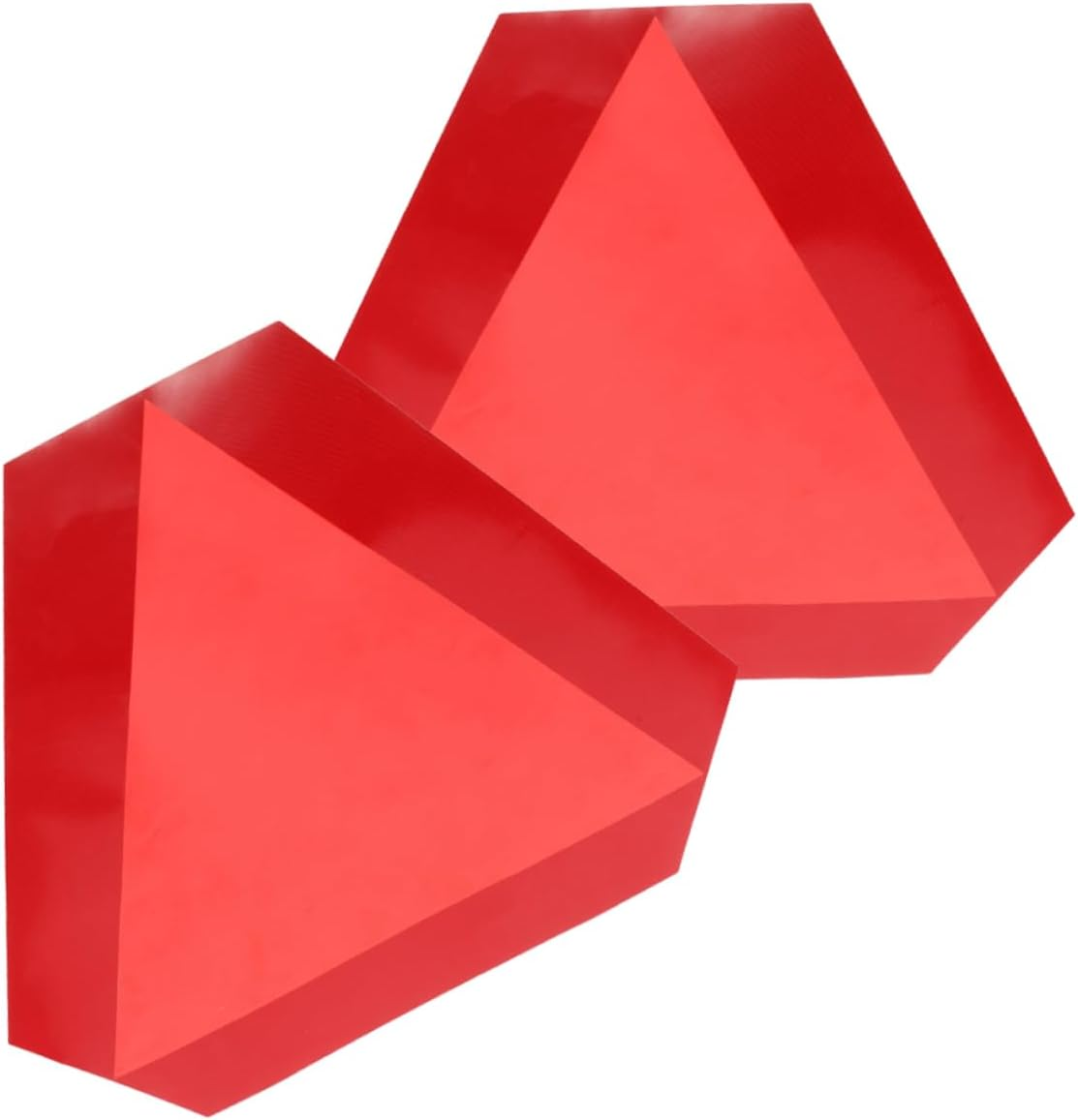 Anneome 2Pcs Car Warning Triangle Reflective Slow Moving Sign for Trailer Vehicle Safety image number 6