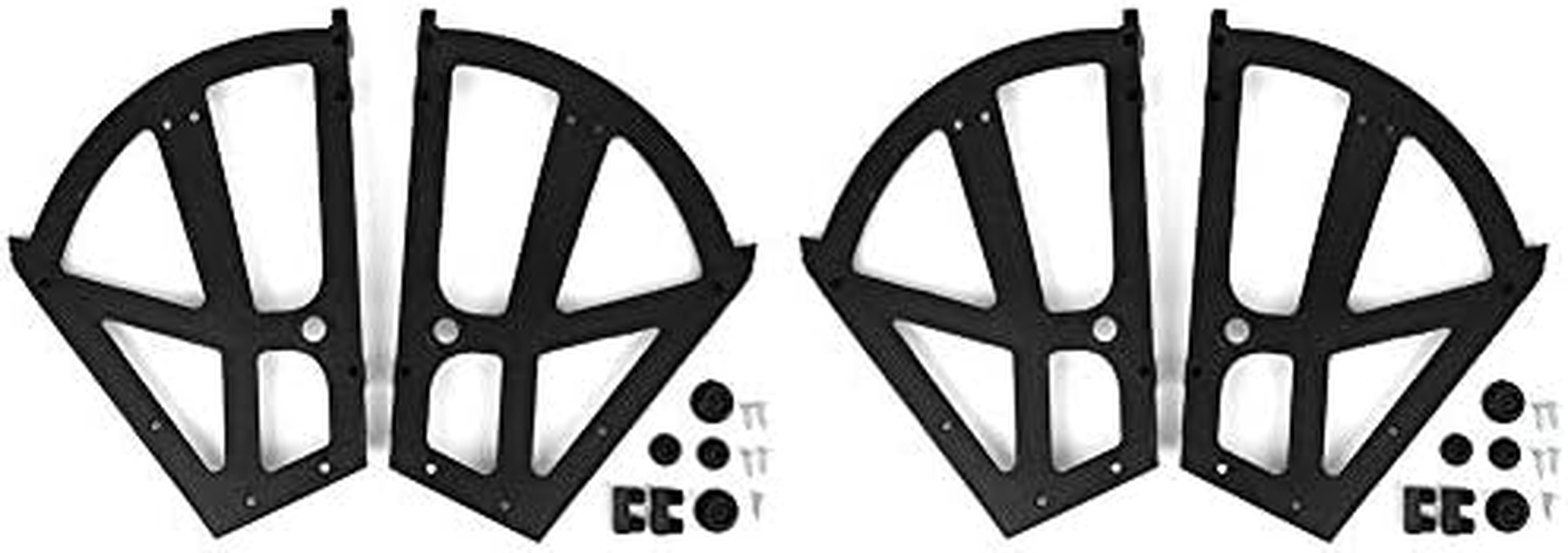 Yosoo123 4Pcs/Set Shoes Drawer Hinge Home Furniture Cabinet Hinge Flip Plate Frame Turning Rack Accessory Household Shoe Organizer for Bedroom Living Room