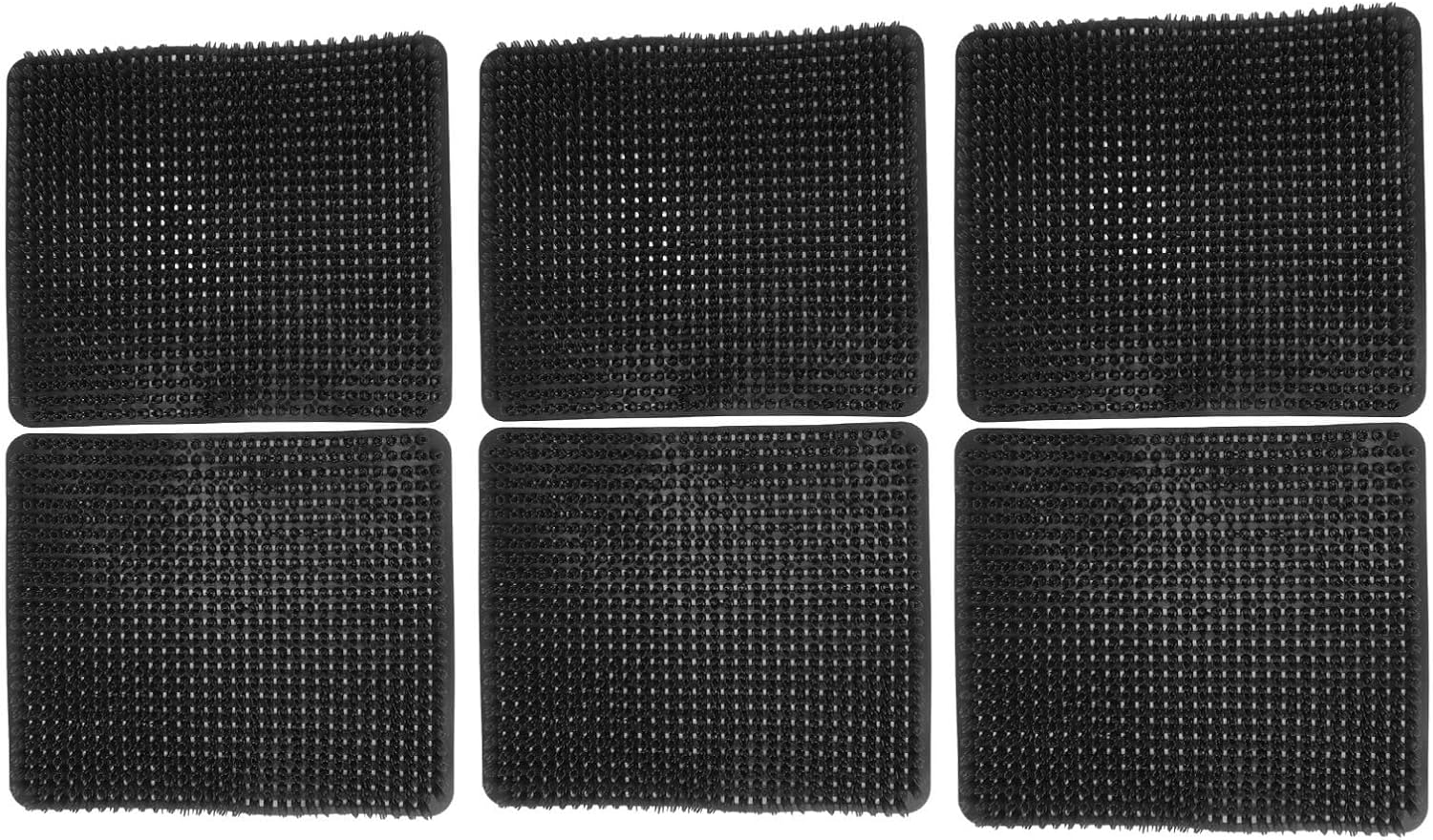 6 Pcs Chicken Nesting Box Pads, PE Washable Chicken Nesting Pads for Chicken Coops, Chicken Bedding, Reusable Nesting Pads, Laying Hen Nest Box Pads, 13.8X12.2Inch (Black) image number 4