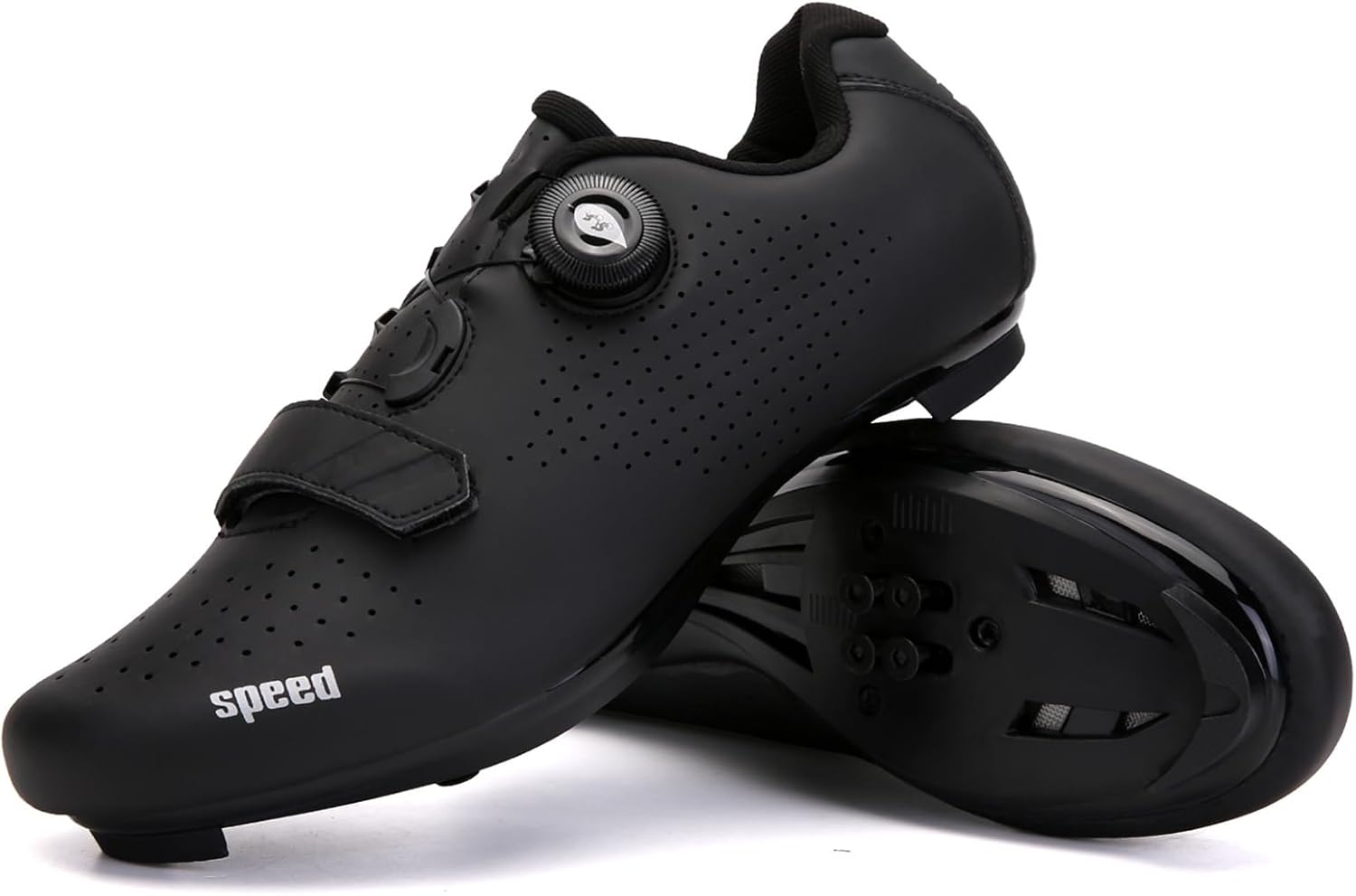 Men'S Road Bike Shoes Indoor Cycling Shoes Compatible with Peloton SPD Delta Cleats Bicycle Riding Shoes image number 4