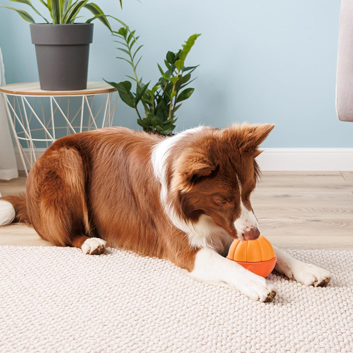 LIFLIX 3 in 1 Frozen Treat Ball, Treat Dispensing Dog Toys, Durable Nylon Chew Toys for Small Medium Large Dogs, Dog Enrichment Toys to Keep Them Busy image number 3