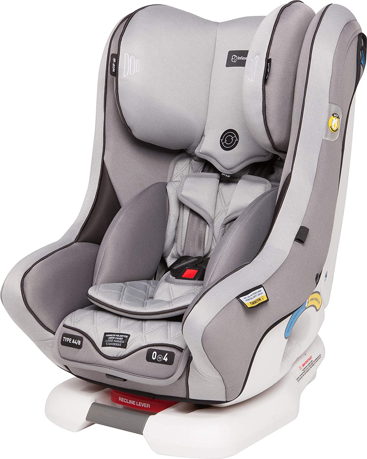 Infasecure Attain Premium Convertible Car Seat for 0 to 4 Years, Day (CS8113) image number 4