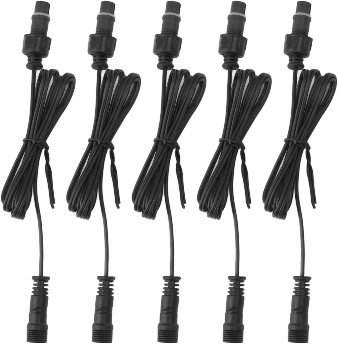 Deck Light Extension Cable, LED Deck Light Extension Cable 3.3Ft 5 Pcs anti Impact 2 Pin IP67 Waterproof for Outdoor image number 3