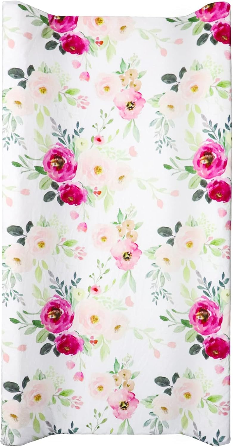 Changing Pad Cover Diaper Changing Mat Cover Sheets for Newborn Boys Soft Breathable Nursery Changing Table Sheets Mountains