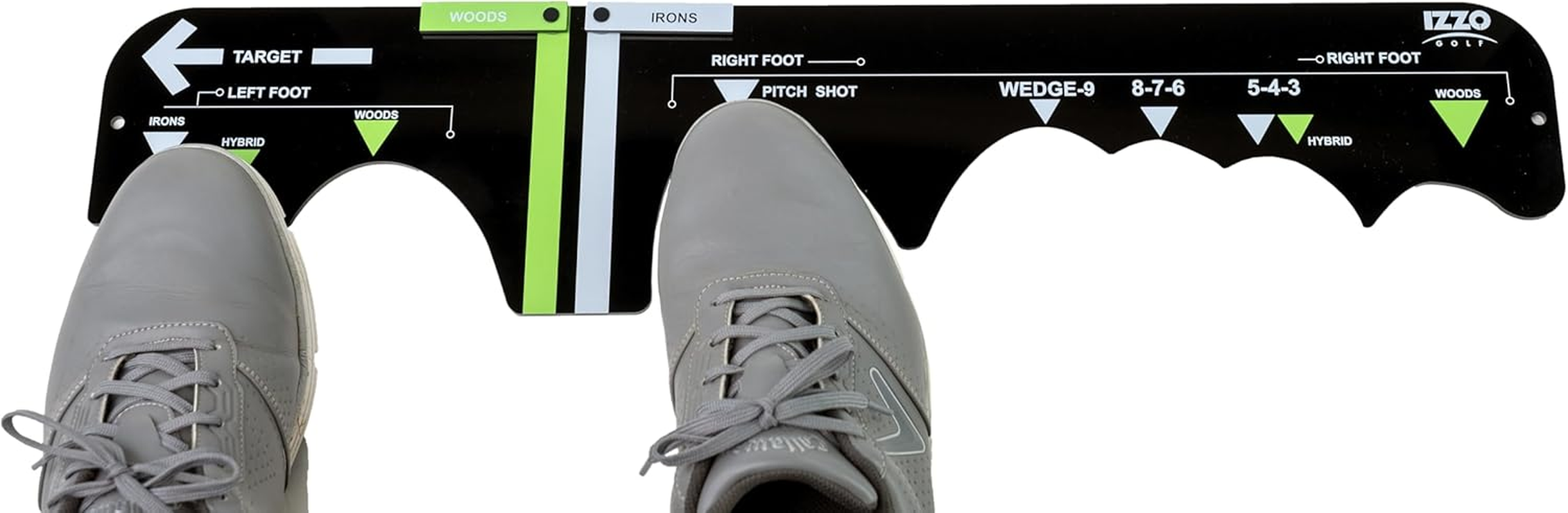 Izzo Golf Sure Stance Ball Position Trainer image number 2