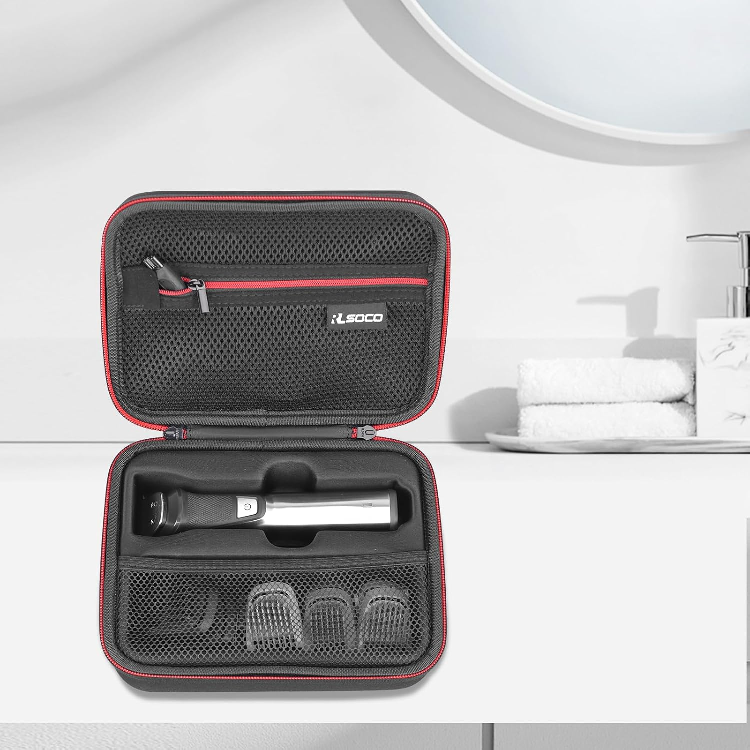 RLSOCO Hard Case for Philips Multigroom Series 7000 Face Body Trimmer - Fits for Philips MG7950/15, Mg7910/49,Mg7770/15,Mg7750/49(Case Only) image number 5