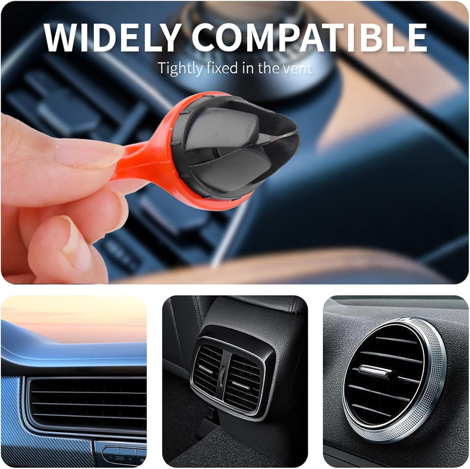 2Pack Sauce Holder for Car Sauce Holder Vent Dip Clip an In-Car Sauce Holder for Dipping Sauces and Car Vent Ketchup All Vehicle Car Vent Sauce Dipping Dish Container (RED) image number 4