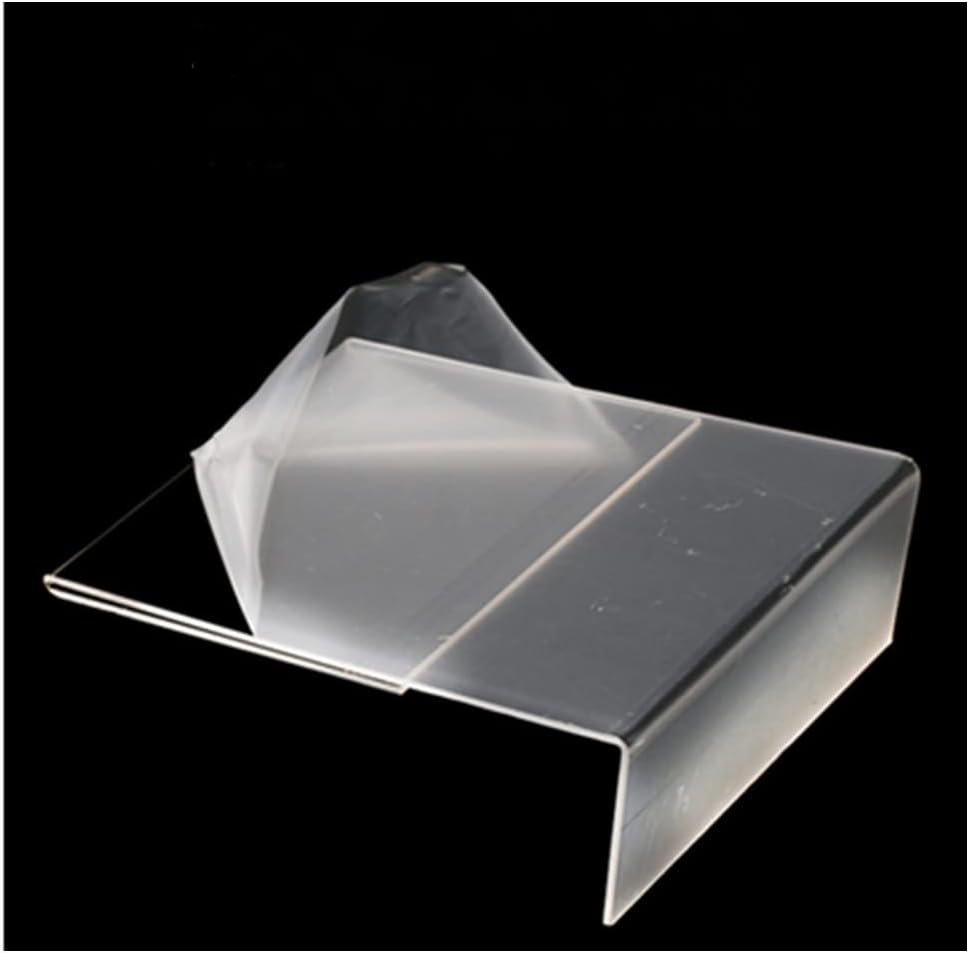 Clear Acrylic Sign Holder 10 Pack Clear Plastic Sign Holder Picture Photo Frames, Acrylic Sign Holder with Vertical Slanted Back, POP Flyer Document Paper Display Stand for Desktop (10X 15 Cm) image number 5