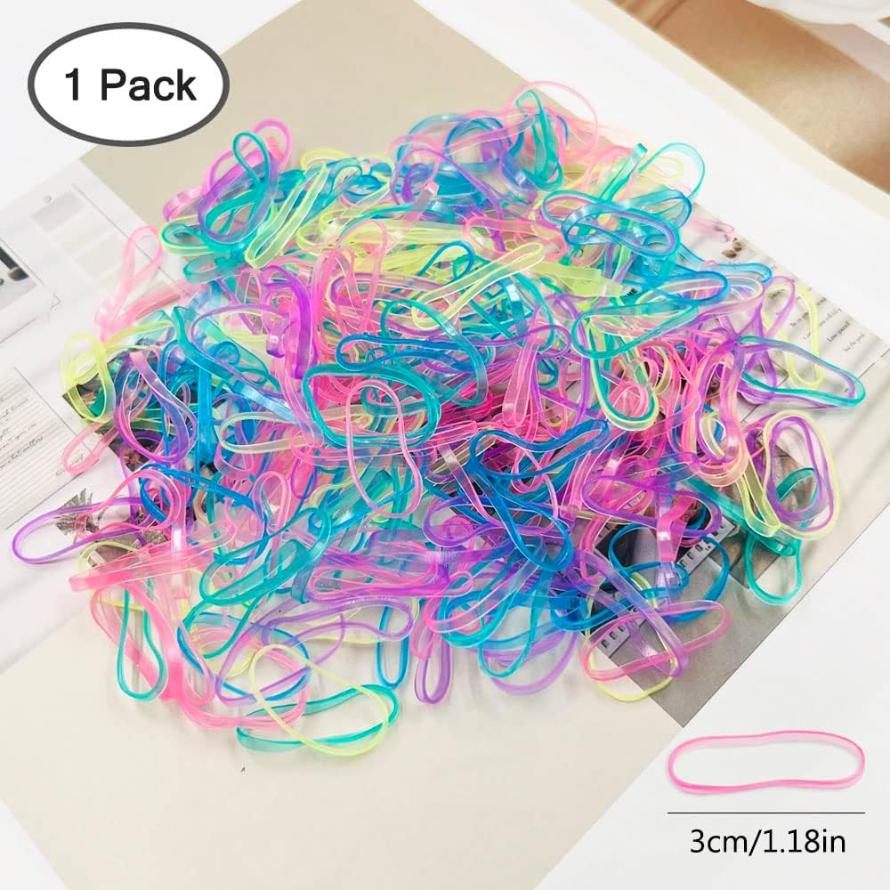 AIFUDA 9 Pack Hair Loop Tool Set - 6 Topsy Tail Tools, 3 Rat Tail Combs with Metal Pin for Braiding and Styling - Includes Mini Rubber Bands image number 6