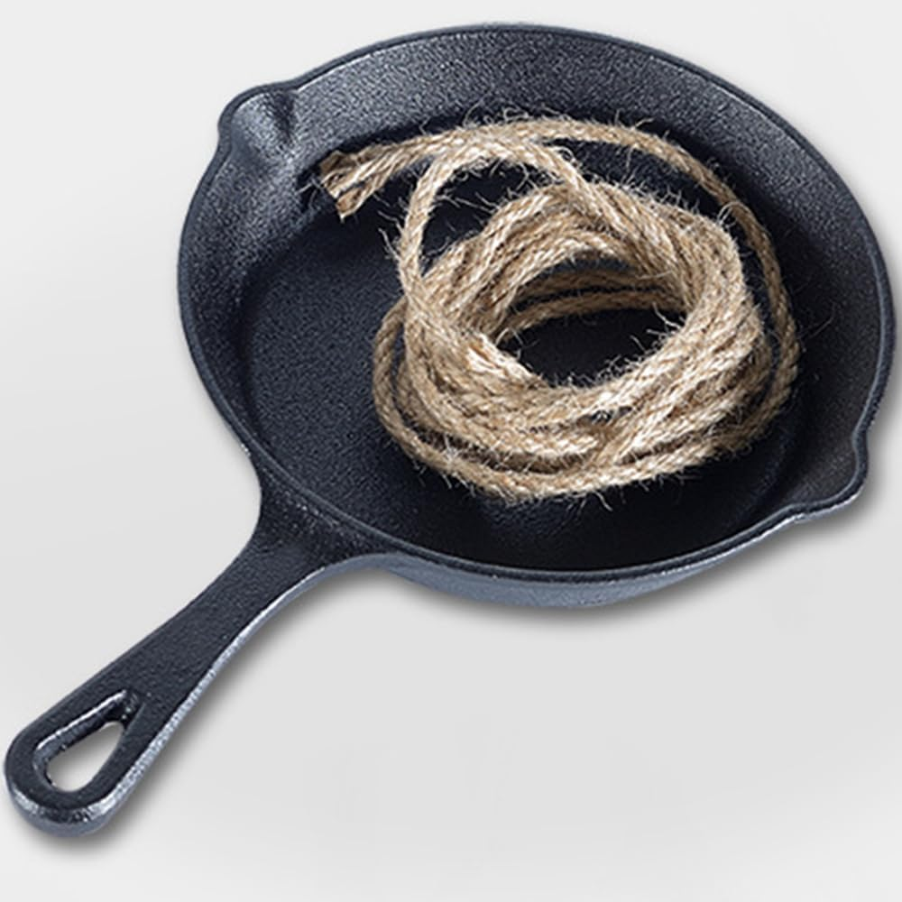 MTSDM Cast Iron Skillet Set, Non Stick Frying Pans Sets, Pan Cookware Set, Kitchen Dinner Set Utensil Pans, BBQ Induction Cookware Frypan, Steak Skillet, with Scald-Proof Gloves and Oil Brush image number 2