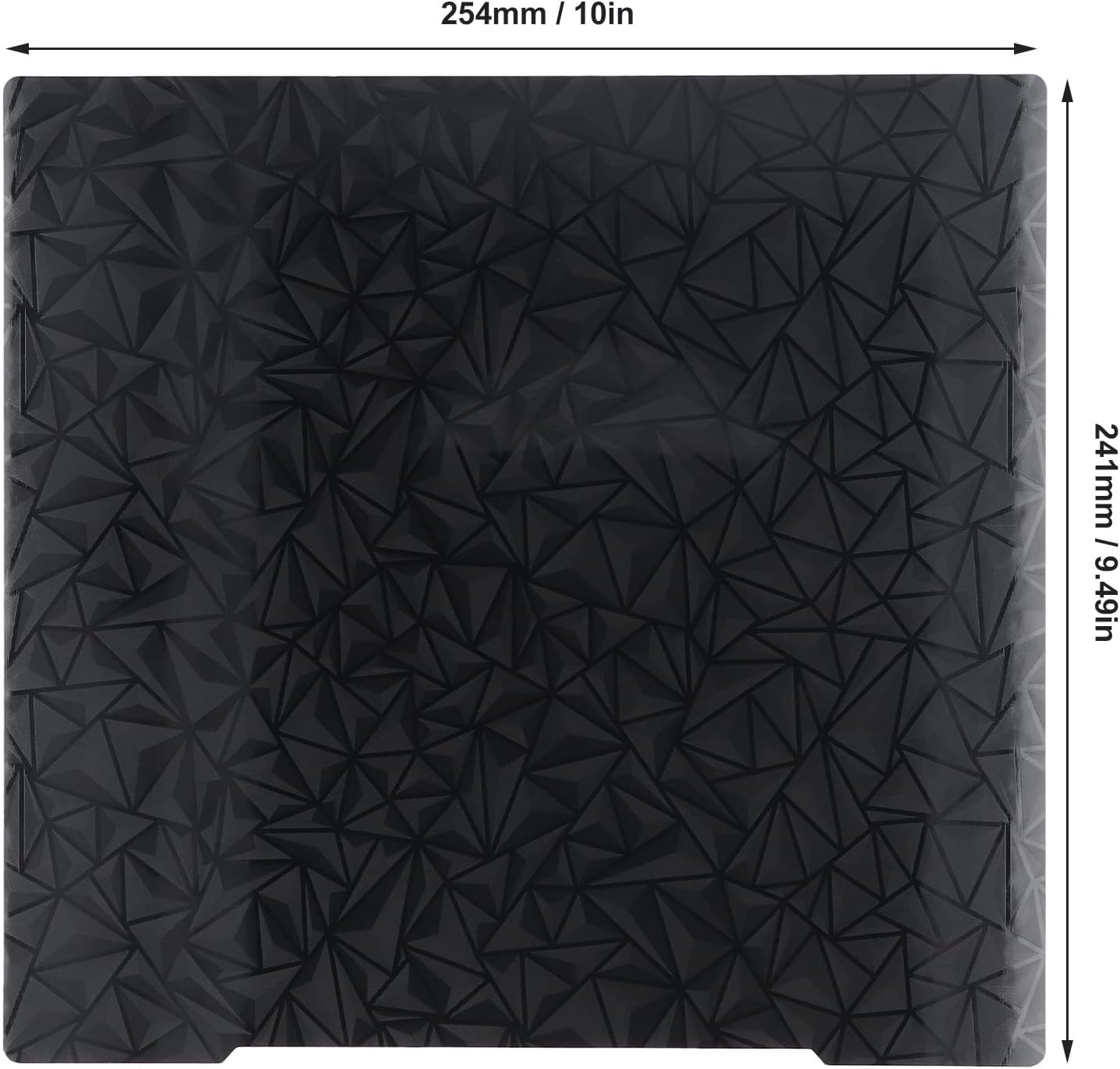 Build Plate, Double Sided Build Plate PEO PEI Build Plate, 254X241Mm, PEI Sheet 3D Printer Platform for MK3 MK3S MK4 MK2.5S, Widely Compatible, 3D Printer Accessories image number 6