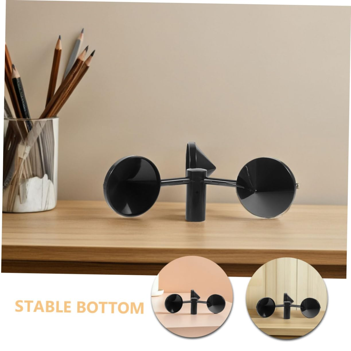 3Pcs Metal Anemometer Cups Wind Speed Measurement Replacement Parts for Handheld Wind Outdoor Meteorology Aerospace Use Fade Resistant