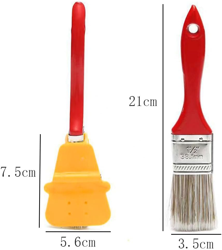 Paint Edger Brush,Brushes,Stain Brush for Stains Varnishes Glues Resins,Paint Edging Tool,Or Home Office Room Wall Ceilings DIY Painting
