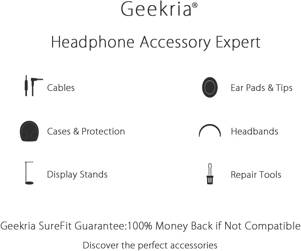 Geekria 2 Pairs Flex Fabric Headphones Ear Covers - Product Safety Certified - Washable & Stretchable Earcup Protectors for Over-Ear Headsets, Sweat Pads for Gym, Gaming (Size M/Cosmos) - Brown image number 4