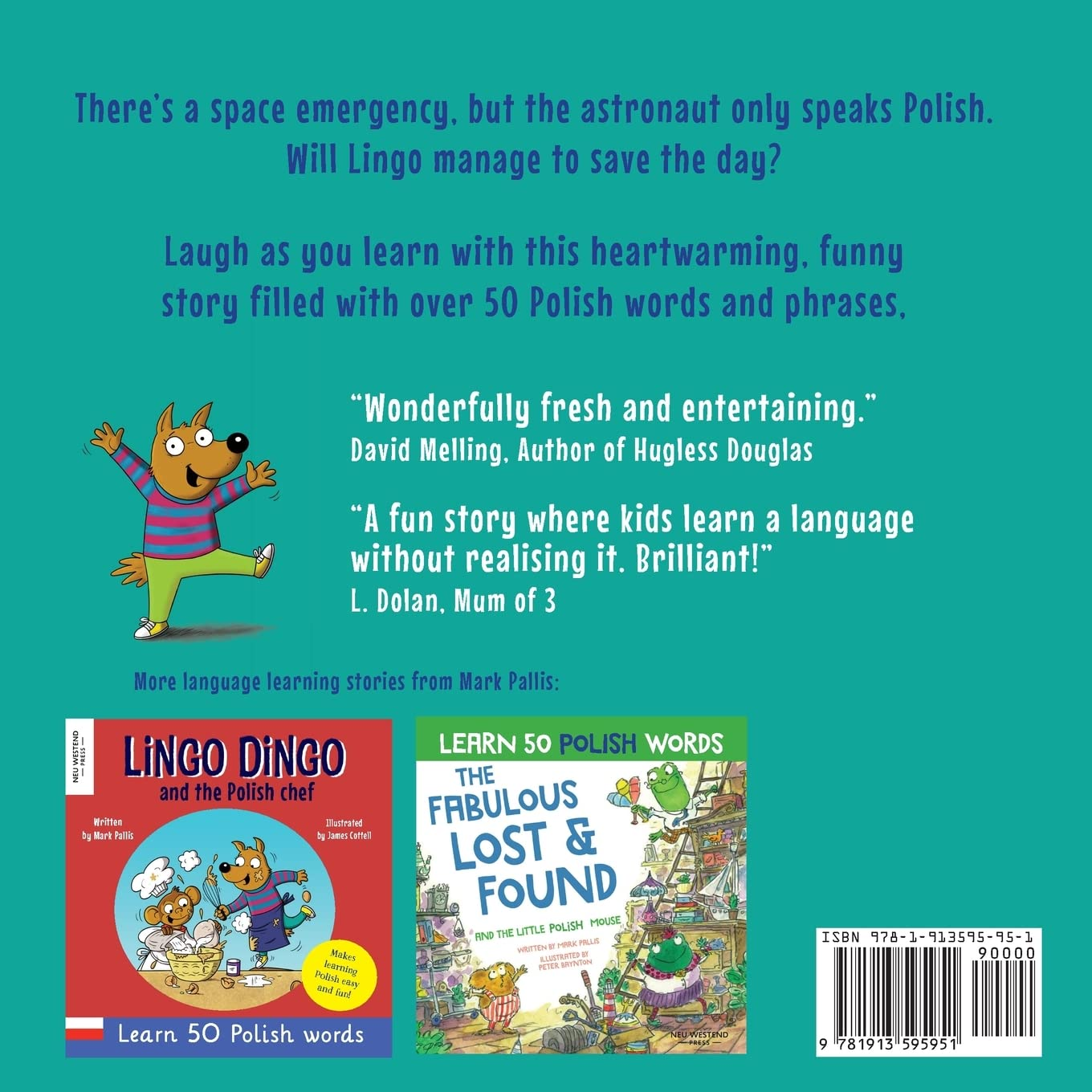 Lingo Dingo and the Polish Astronaut: Laugh & Learn 50 Polish Words! (Learn Polish for Kids; Bilingual English Polish Books for Children; Polish for ... Vocabulary for Kids, Bilingual Polish Book)