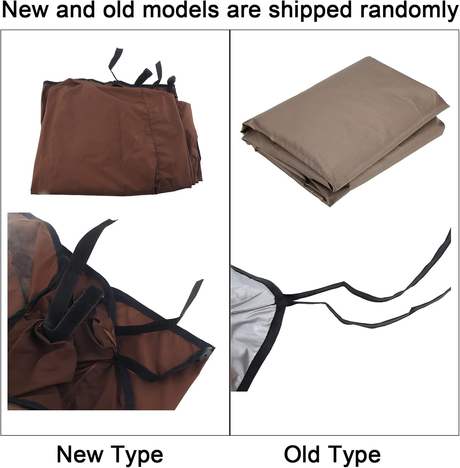 Bench Cushion Cover, 59.1X19.7X3.9In Outdoor Cushions, Waterproof Swing Cushion, Swing Seat Cushion Cover Replacement, 3 Seat Swing Chair Swing Hammock Protector (Coffee) - Green image number 5