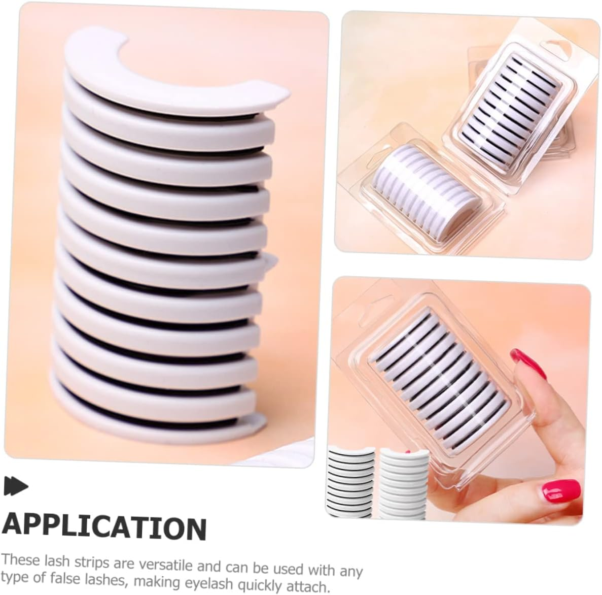 Gatuida Self-Adhesive Eyelash Tape Sweatproof Lash Adhesive Strips Strips for Eyelash Extensions image number 5