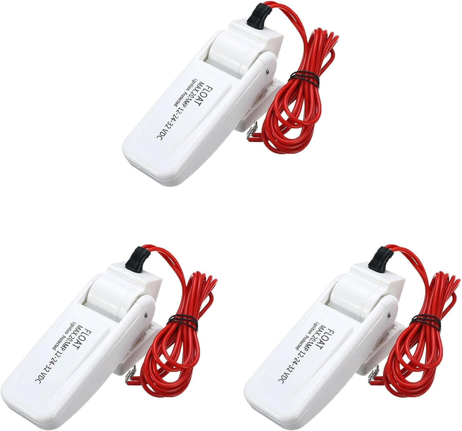 3X Bilge Pump Float Switch Automatic 12V 24V or 32V for Boat Yacht Caravan Camping Marine Fishing Water Pump Auto On/Off image number 3