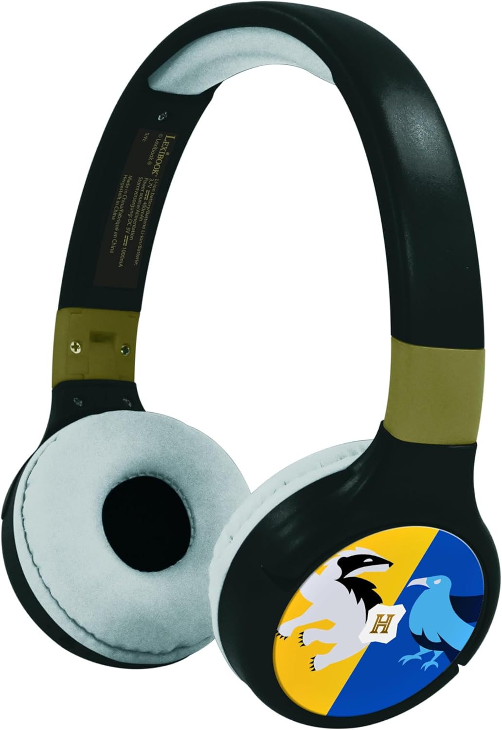 LEXIBOOK Warner Harry Potter, 2-In-1 Bluetooth Headphones Stereo Wireless Wired, Kids Safe, Foldable, Adjustable, HPBT010HPLXB image number 3