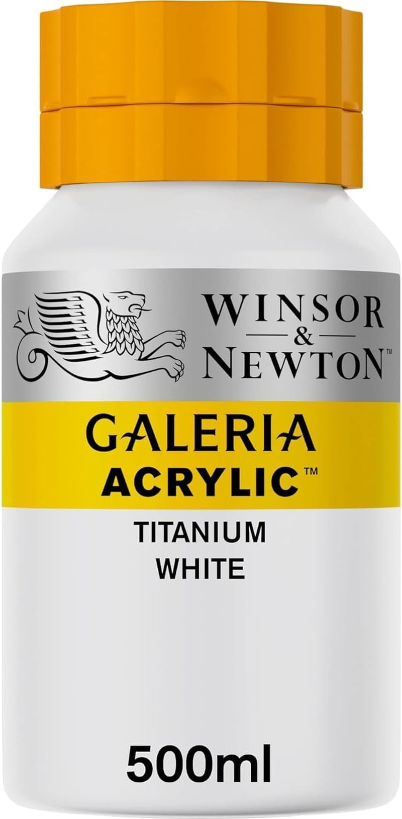 Winsor & Newton Galeria Acrylic Color Tube, 500Ml, Titanium White image number 3