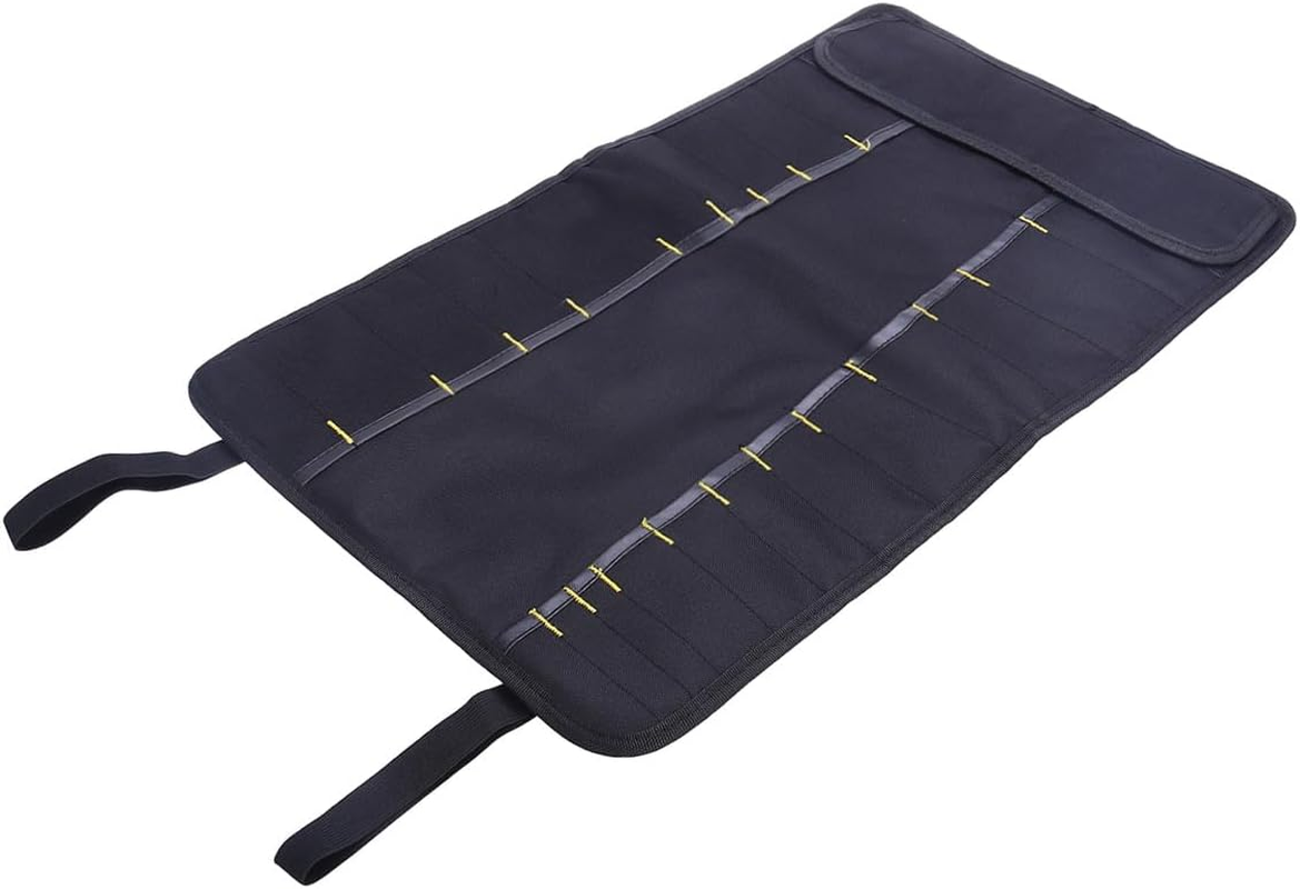 Pouch Bag Purses Mechanic Tools Tool Bag Tool Pouch Canvas Tote Zipper for Men Spanner Pocket Zippered Kit Plier Screwdriver Spanner Carry Case Men'S Wrench Outdoor - Red image number 4