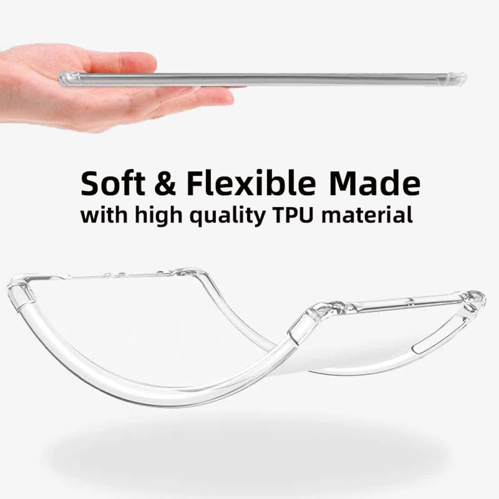 T Tersely Crystal Clear Case Cover for Kindle Paperwhite (11Th Generation-2021, 6.8 Inch) or Kindle Paperwhite Signature Edition, Shockproof Thin Silicone Case (Transparent) image number 5