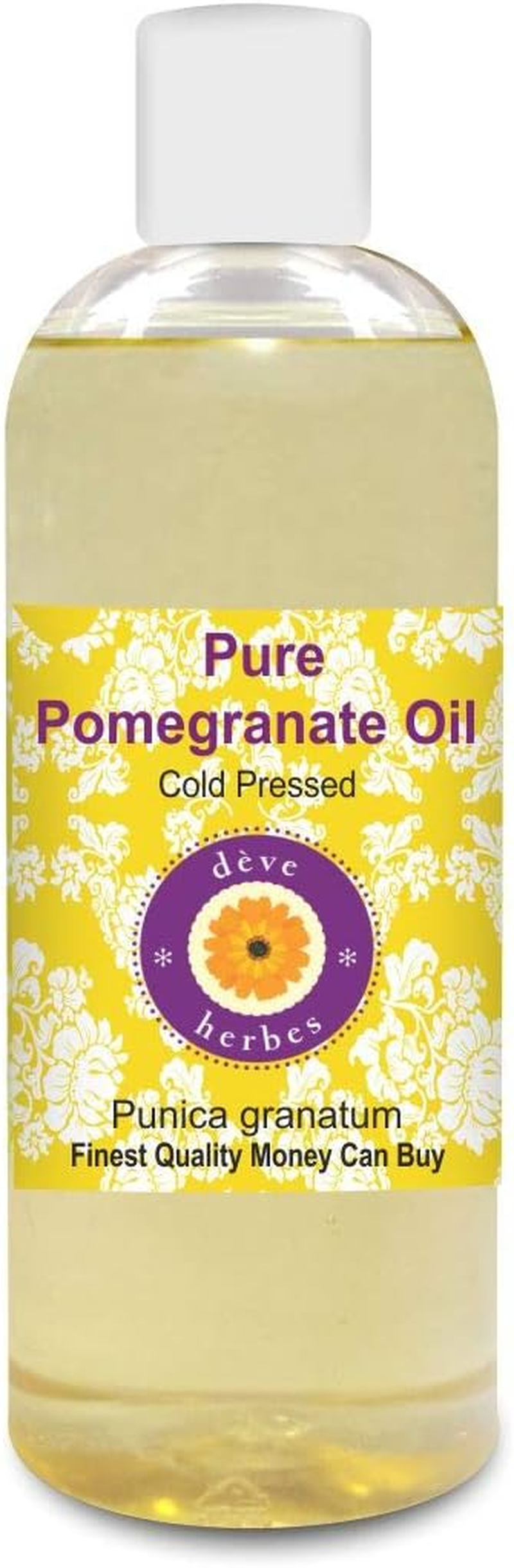 Deve Herbes Pure Pomegranate Oil (Punica Granatum) 100% Natural Therapeutic Grade Cold Pressed 15Ml (0.50 Oz) image number 1