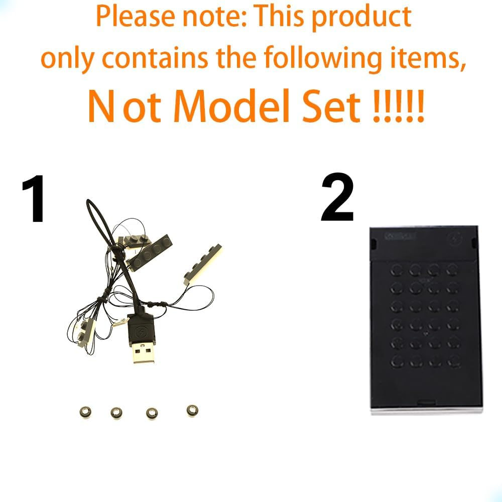 GEAMENT LED Light Kit Compatible with  Republic Juggernaut 75413 Building Blocks Model (Model Set Not Included) image number 2