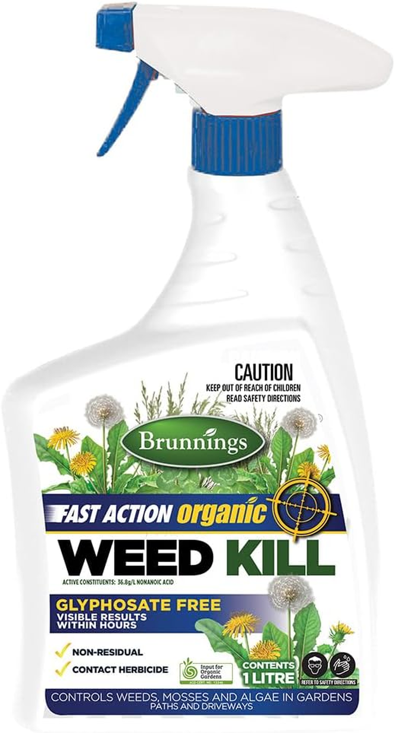 Brunnings Organic Fast Action Ready to Use Weed Killer 1 Litre