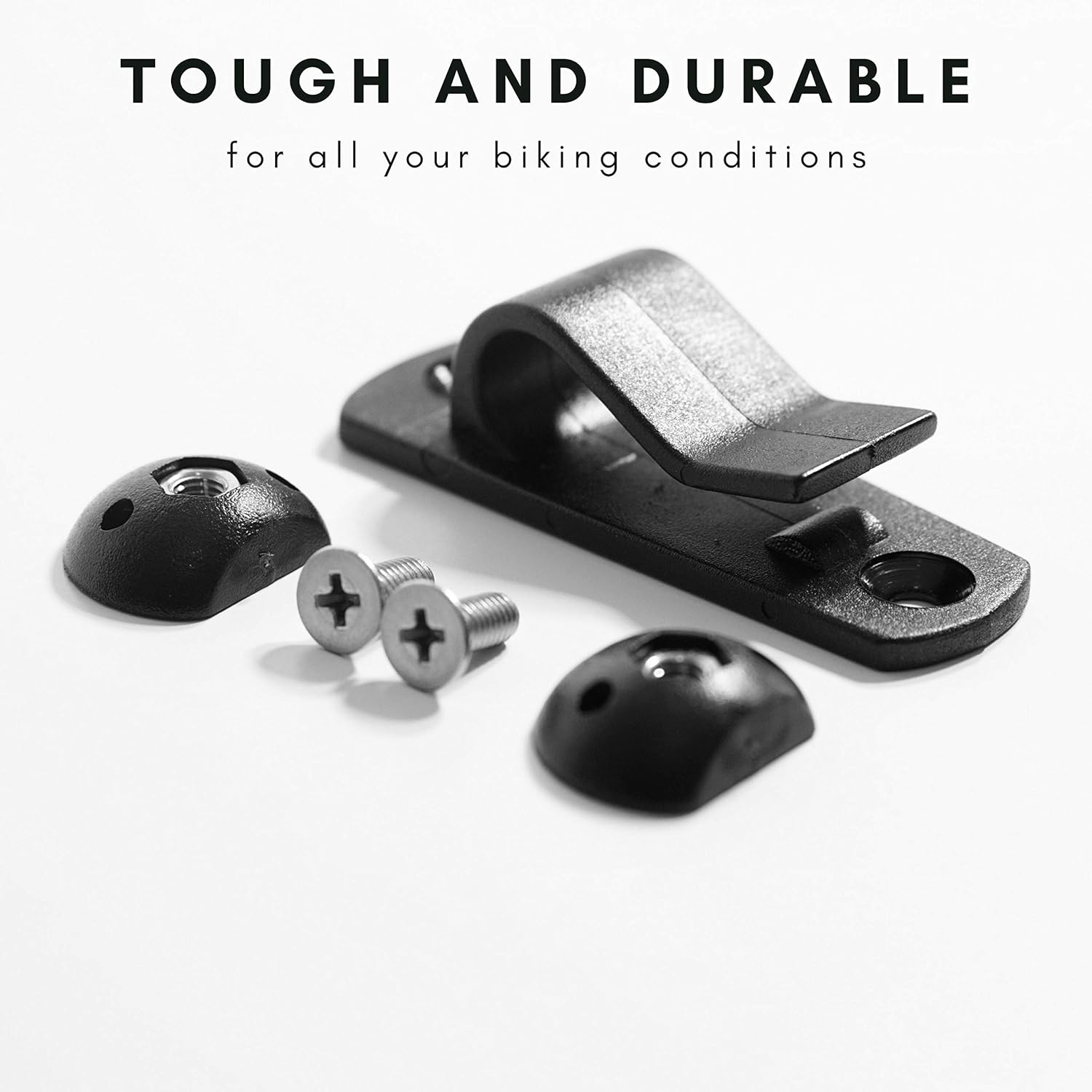 Vincita Bike Pannier Hooks Kit - to Convert Any Bag into a Bicycle Pannier Bag -Can Be Used with Rack Diameter up to 13 Mm- One Set of Pannier Mounting Attachment Hardware (Plastic) image number 3