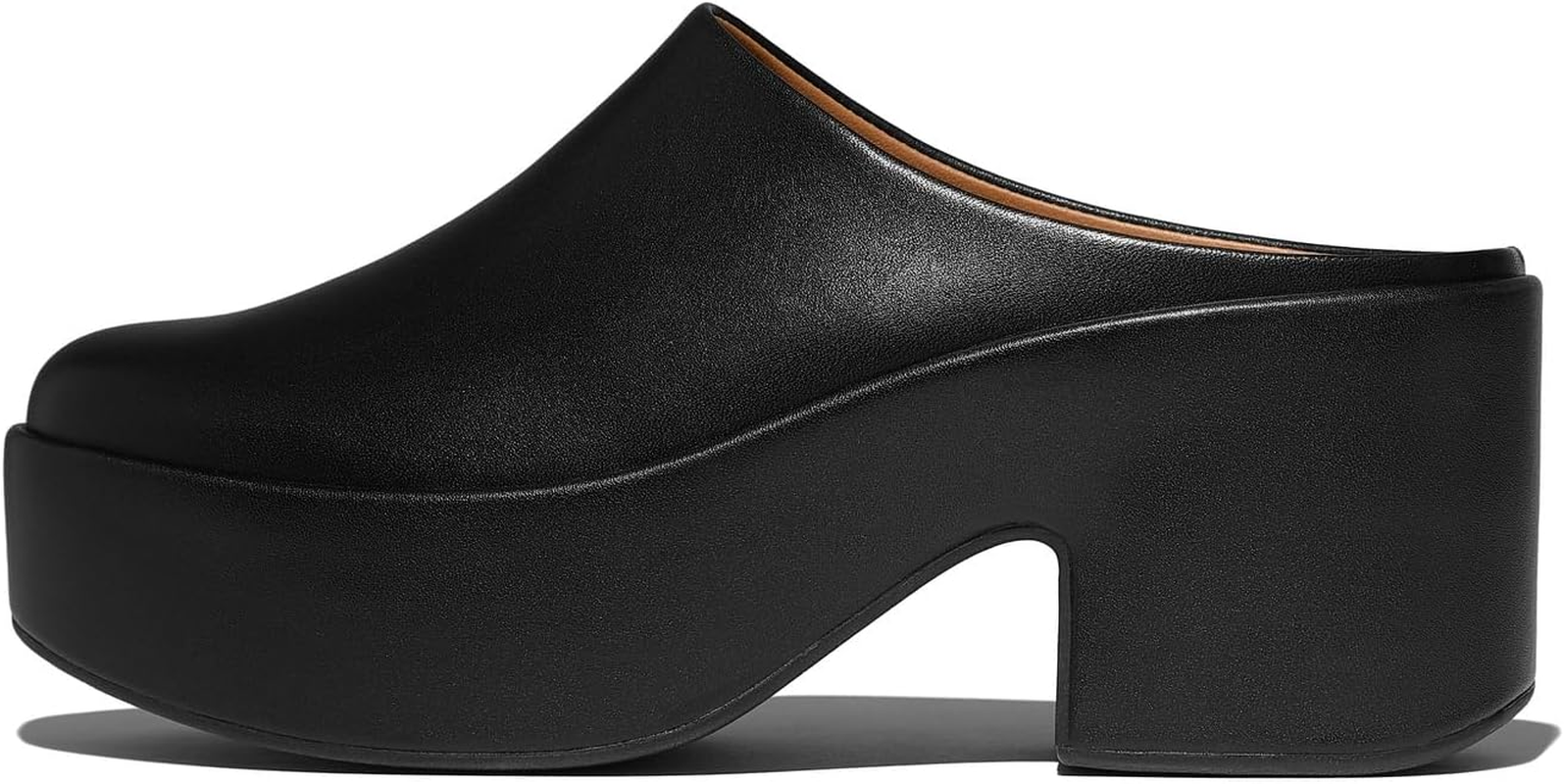 Fitflop Women'S Platfforms Leather Heeled Mules image number 4
