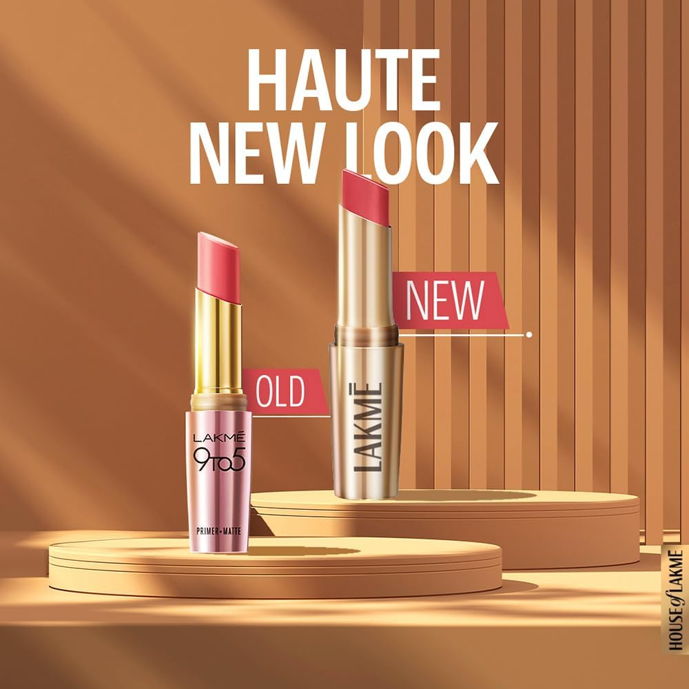 Lakme 9TO5 Primer + Matte Lip Color Burgundy Passion 3.6 G image number 4