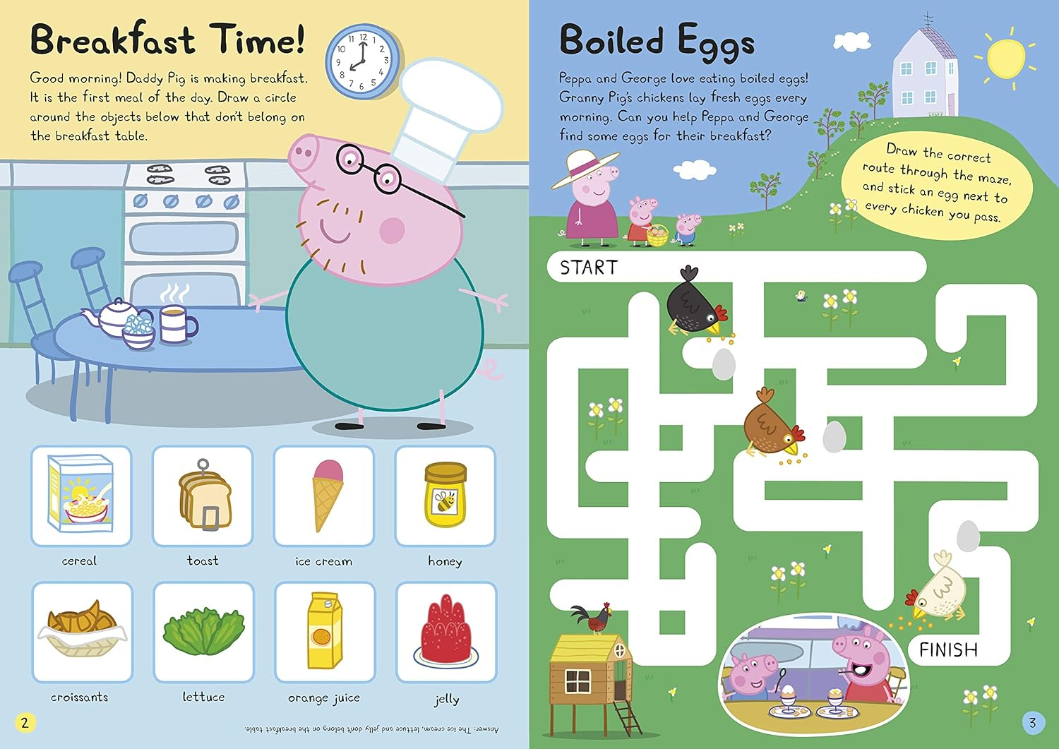 Peppa Pig: Yum! Yum! Yum! Sticker Activity Book image number 1