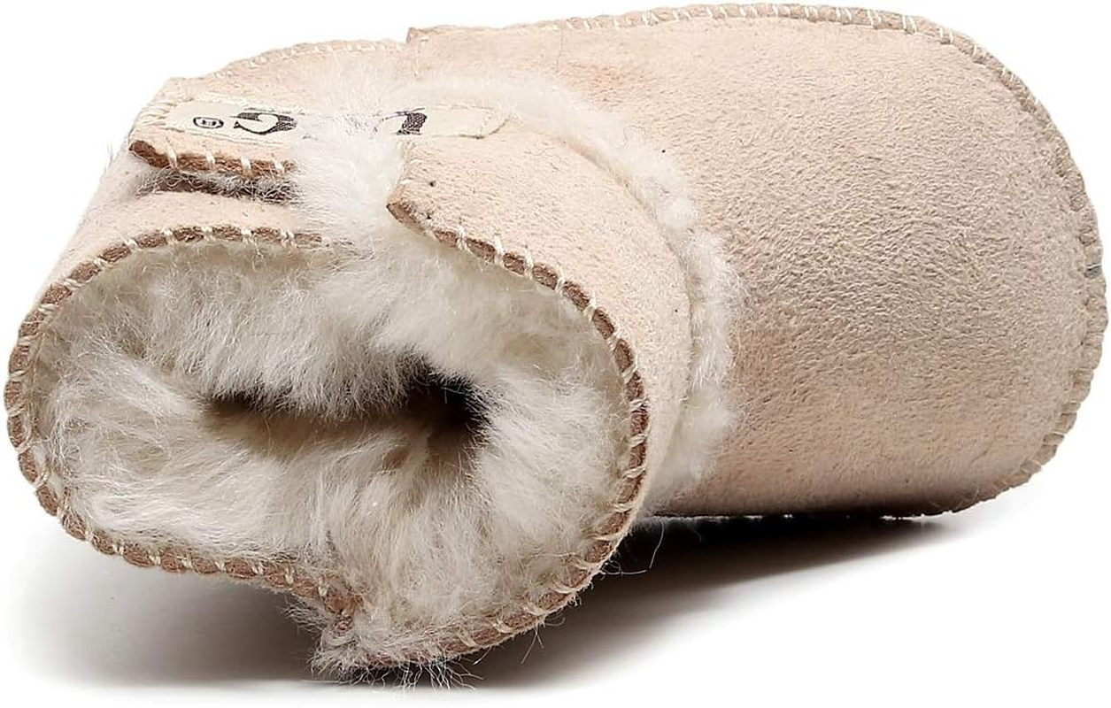 Best Gift Choice UGG Baby Bootie- Premium Australian Sheepskin, Super Warm and Comfort