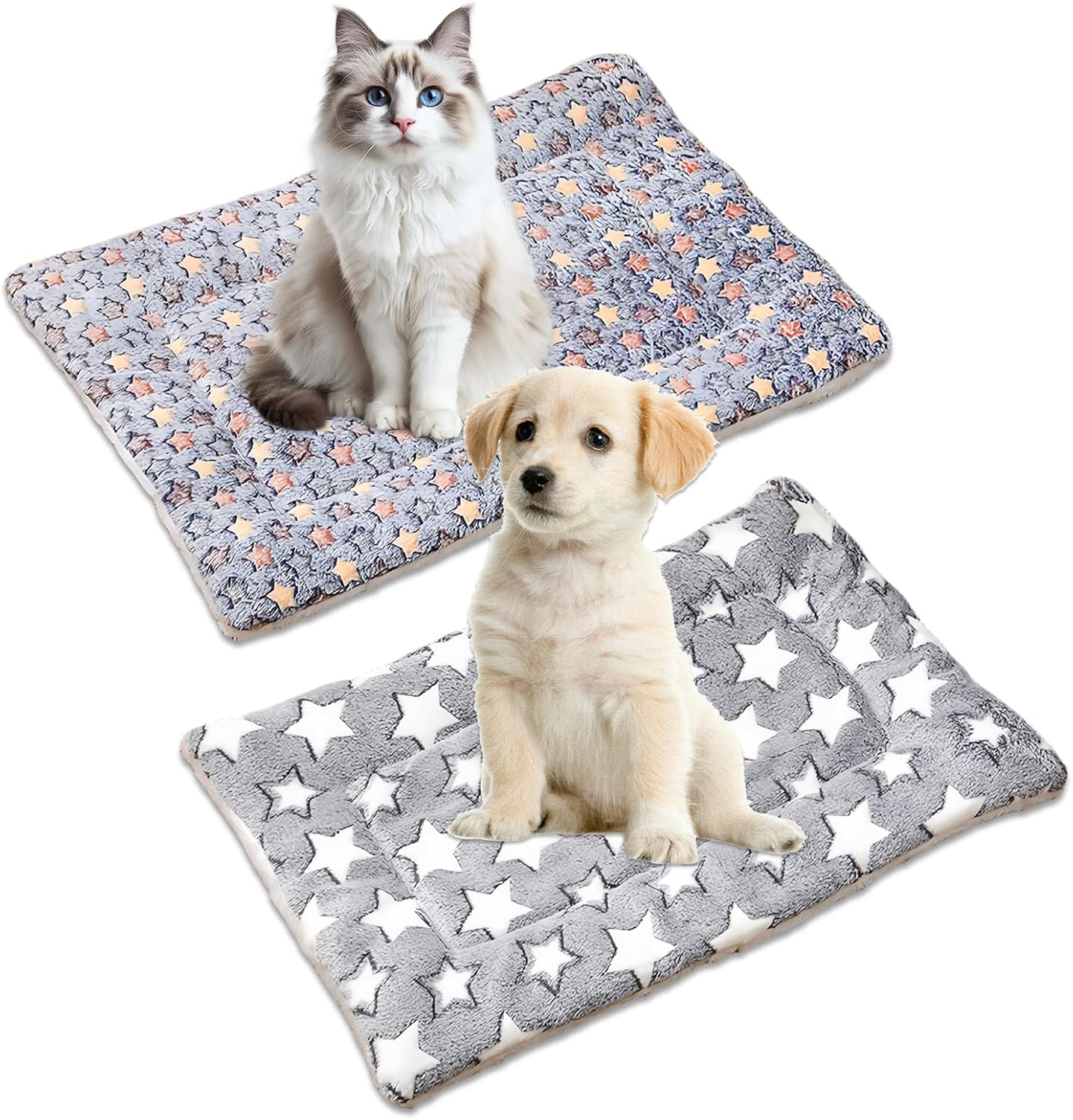 Pack of 2 Guinea Pig Bed, 32 X 25 Cm Plush Bed for Small Animals, Rabbit Bed, Guinea Pig Blanket, Small Animal Plush Bed, Small Animal Beds for Kittens, Rabbits, Chinchilla, Squirrel