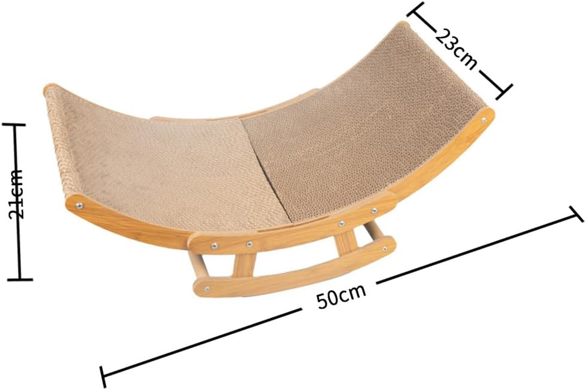 TOMVAES Cat Swing Bed Pet Rocking Hammock for Small Animal Rabbit Kitty Dogs Indoor Cats Indoor and Summer Breathable Outdoor Pet Camp Bed Easy to Assemble Wooden Frame Hanging Pet Bed image number 5