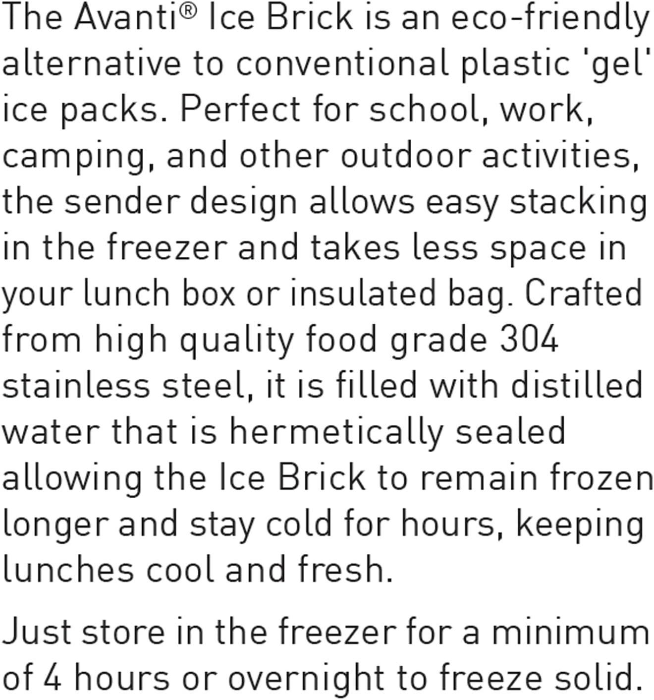 Avanti Stainless Steel Ice Brick image number 1