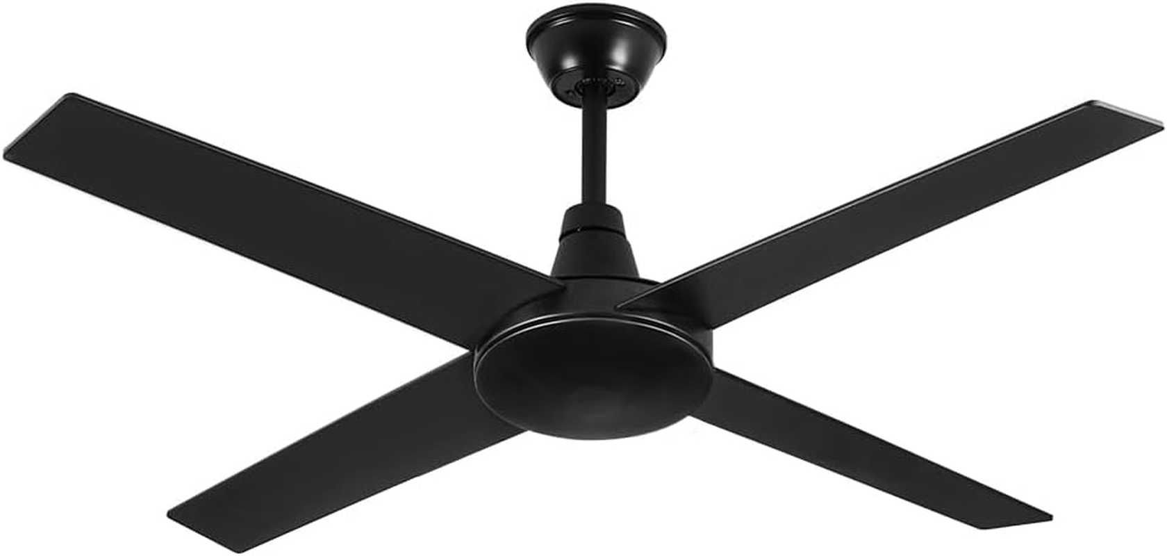 Krear 52" Ceiling Fan with Remote Control, Wood Ceiling Fans with 4 Blades, 6 Speed DC Motor, Indoor Outdoor Ceiling Fan for Patio, Bedroom, Living Room, Office, Black image number 3