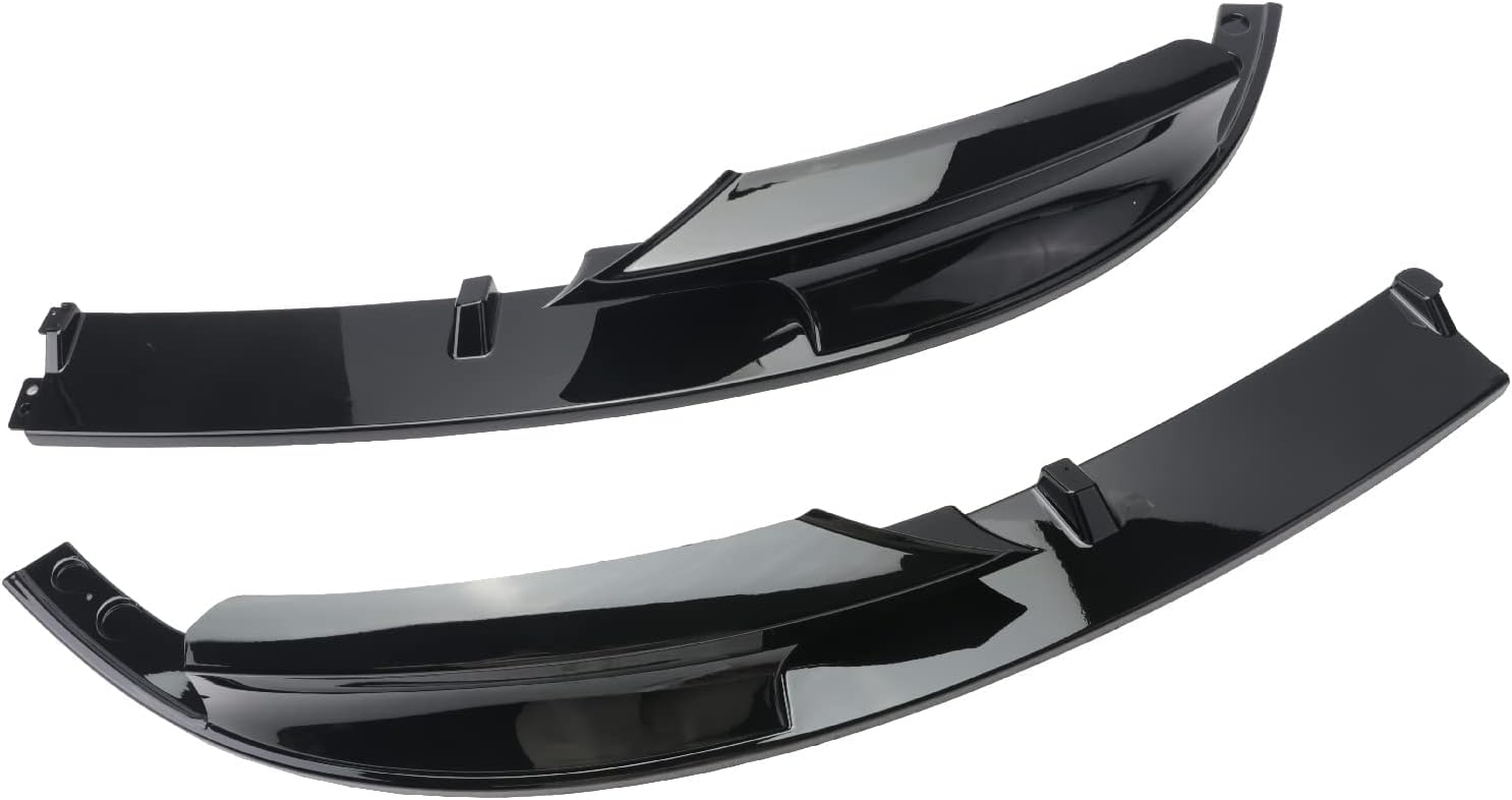 ZZDSNJ Front Lip for 2013-2018 BMW 3 Series F30 F35 Base Bumper,Glossy Black ABS Bumper Spoiler for 320I 325I 328I 335I M Sport Front Bumper Lip image number 4