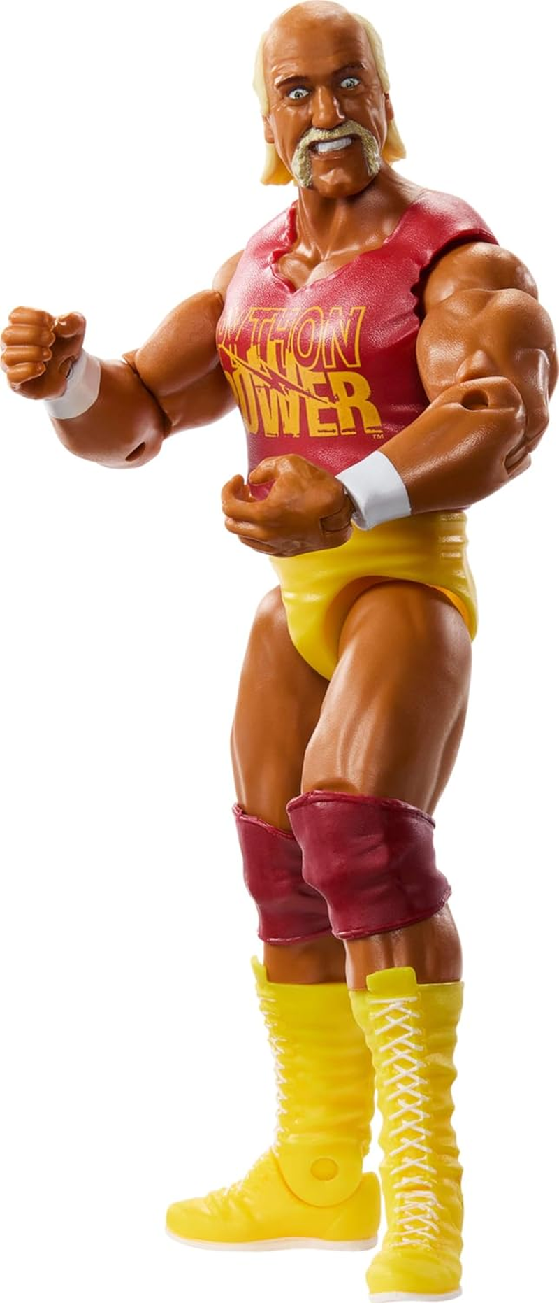 Mattel WWE Action Figure, 6-Inch Collectible Hulk Hogan with 10 Articulation Points & Life-Like Look image number 3