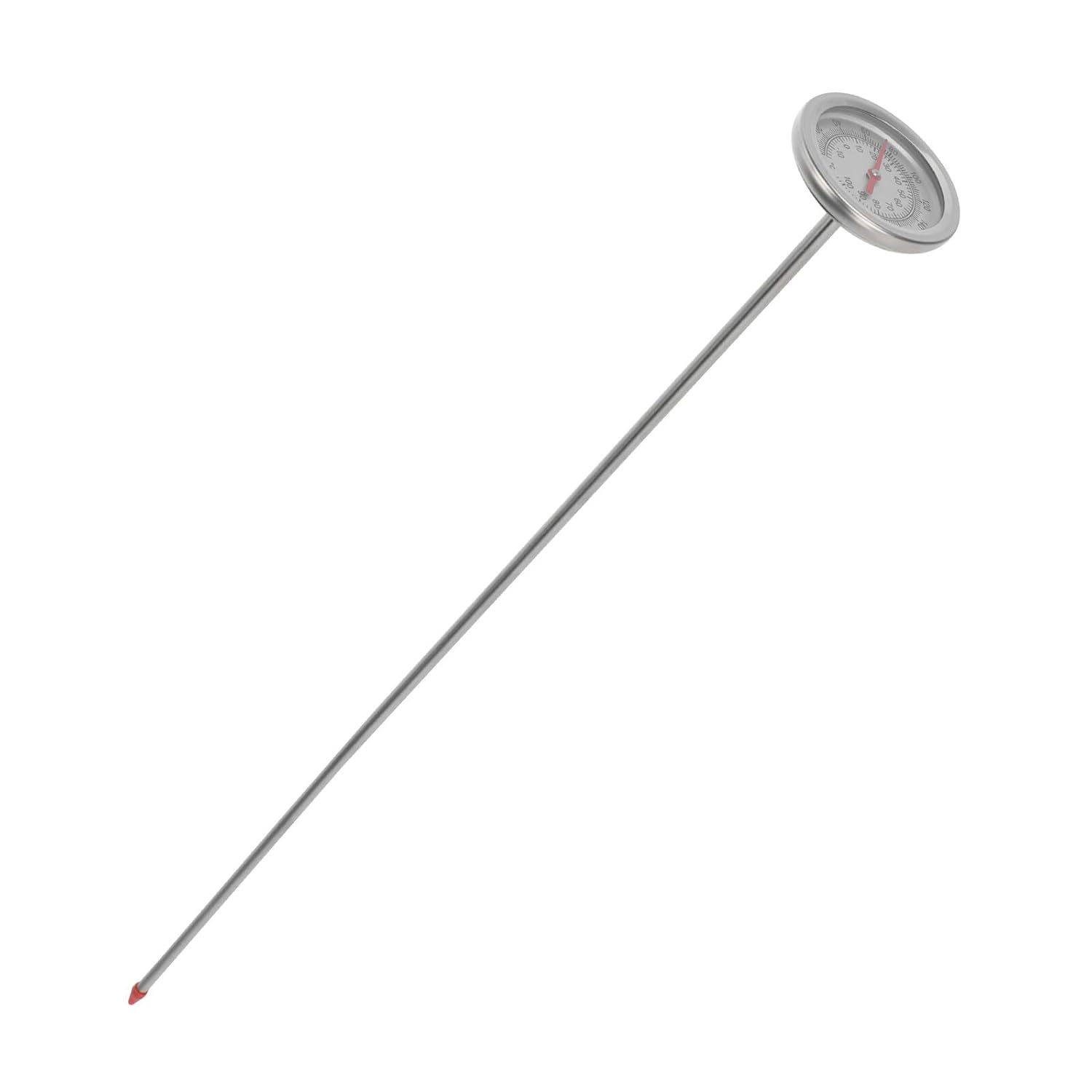 Stainless Steel Soil Thermometer 50Cm Extended Probe for Composting and Fertilizer, Planting Temperature Detector 10 to 100℃ 0 to 220℉ Gardening Tool image number 6